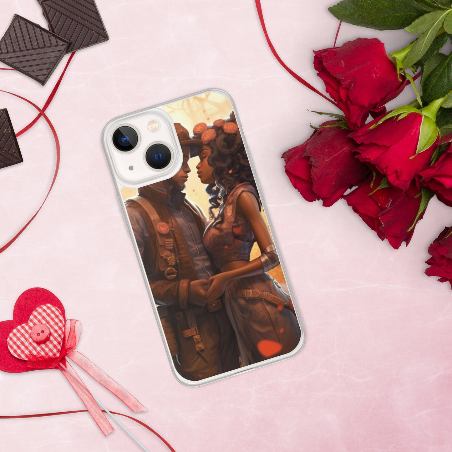 SteamPunk In Love: Clear Case for iPhone® - Estella Creates