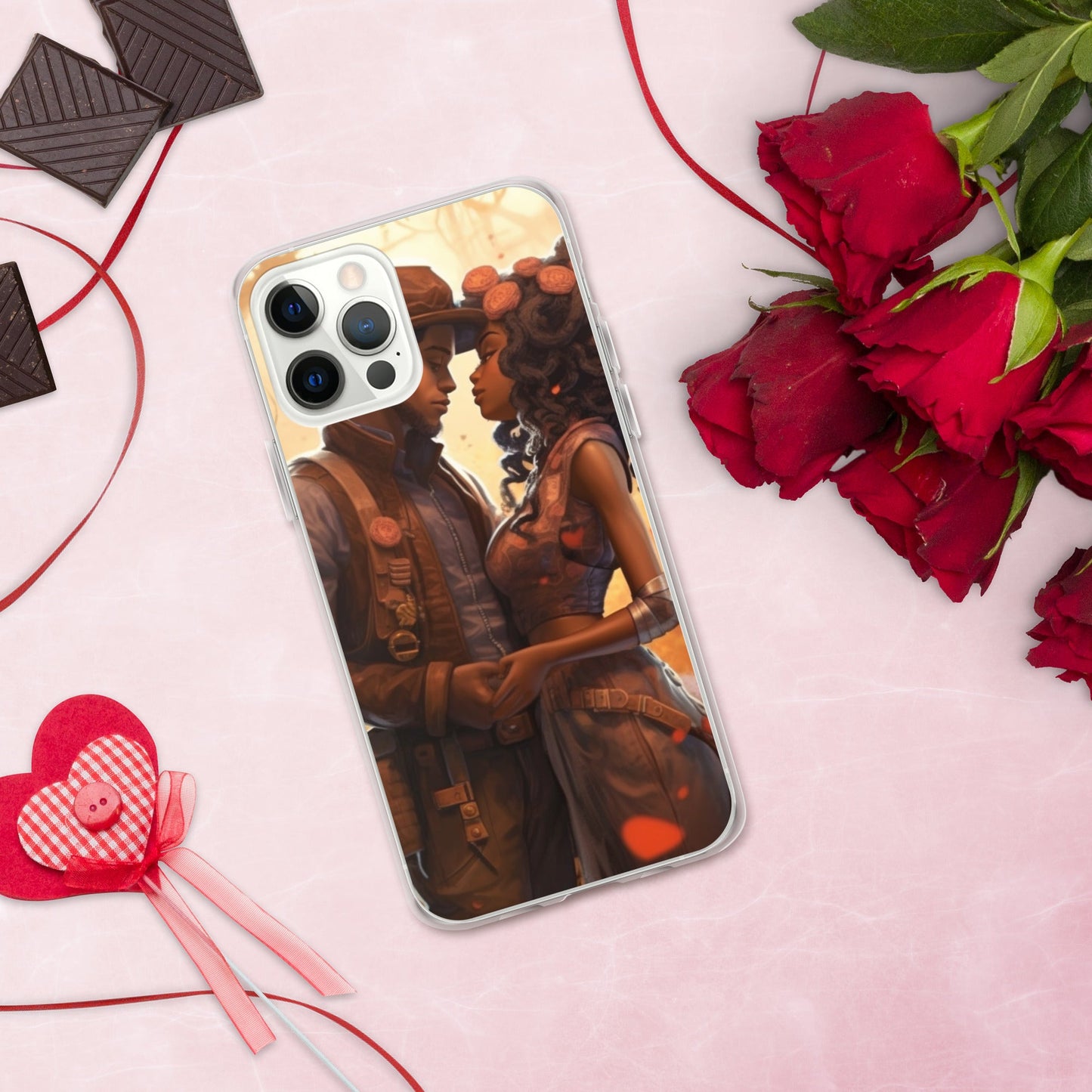 SteamPunk In Love: Clear Case for iPhone® - Estella Creates