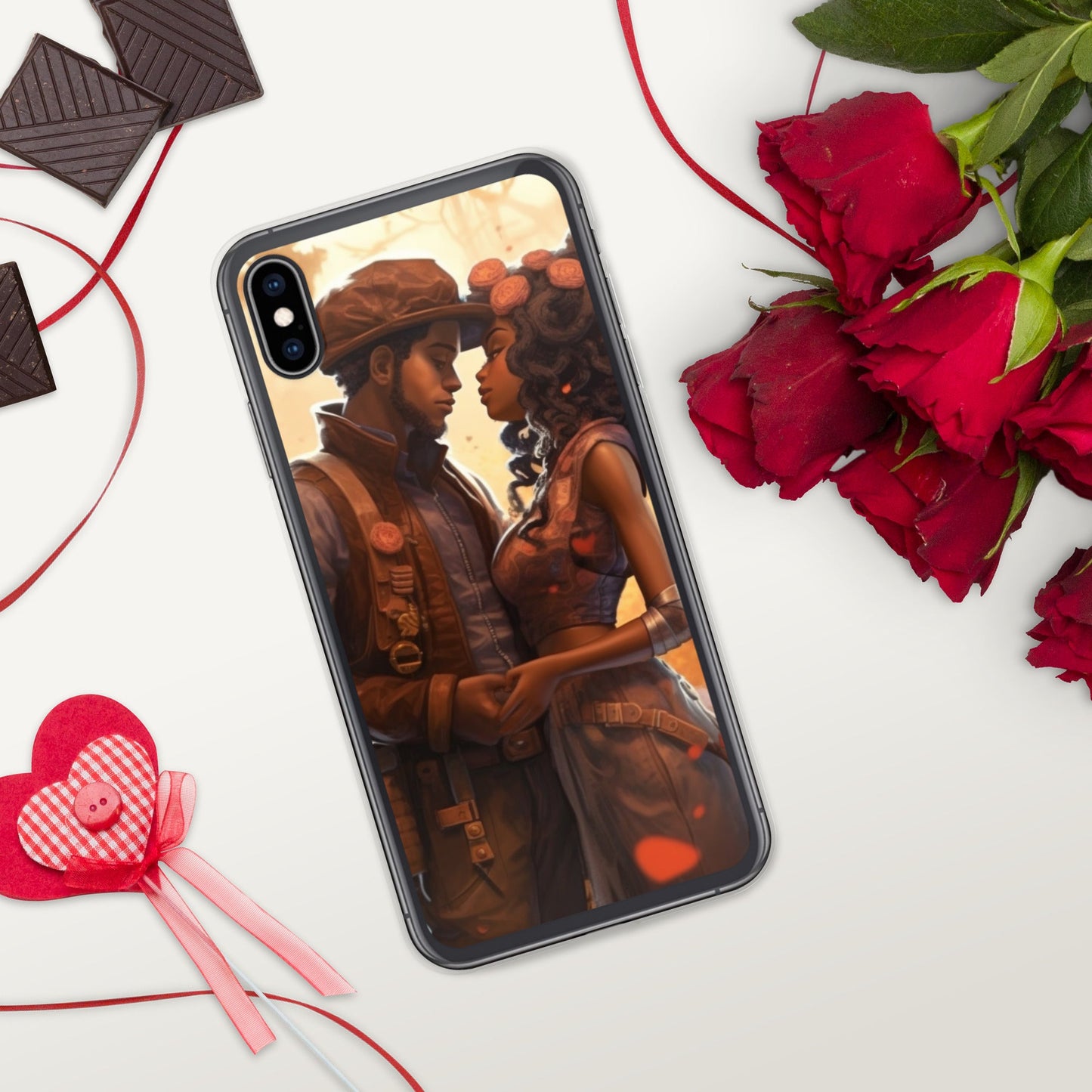 SteamPunk In Love: Clear Case for iPhone® - Estella Creates