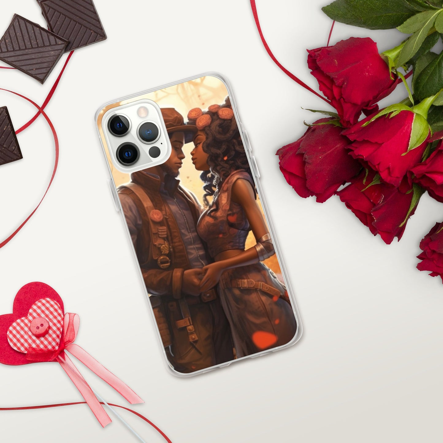 SteamPunk In Love: Clear Case for iPhone® - Estella Creates