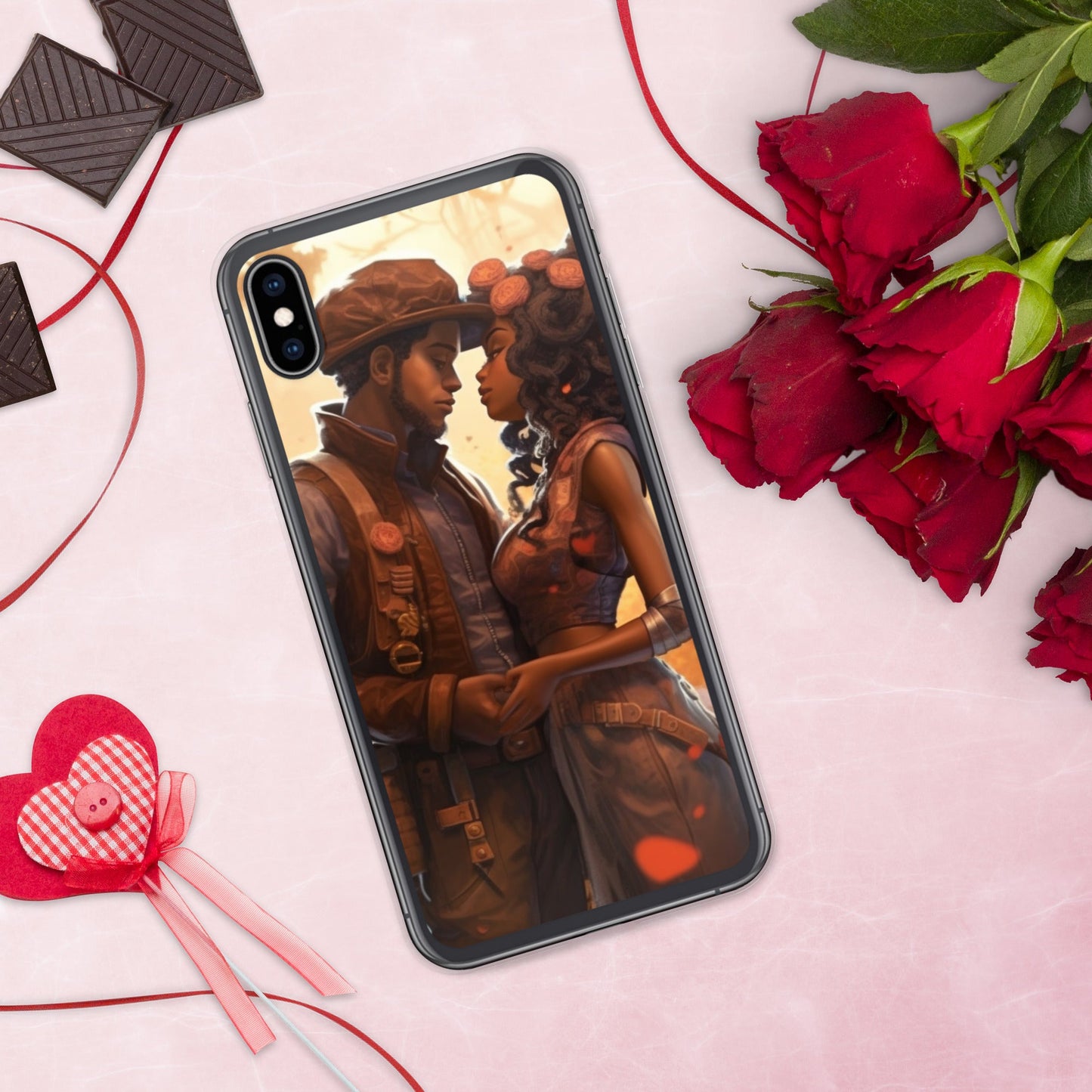 SteamPunk In Love: Clear Case for iPhone® - Estella Creates