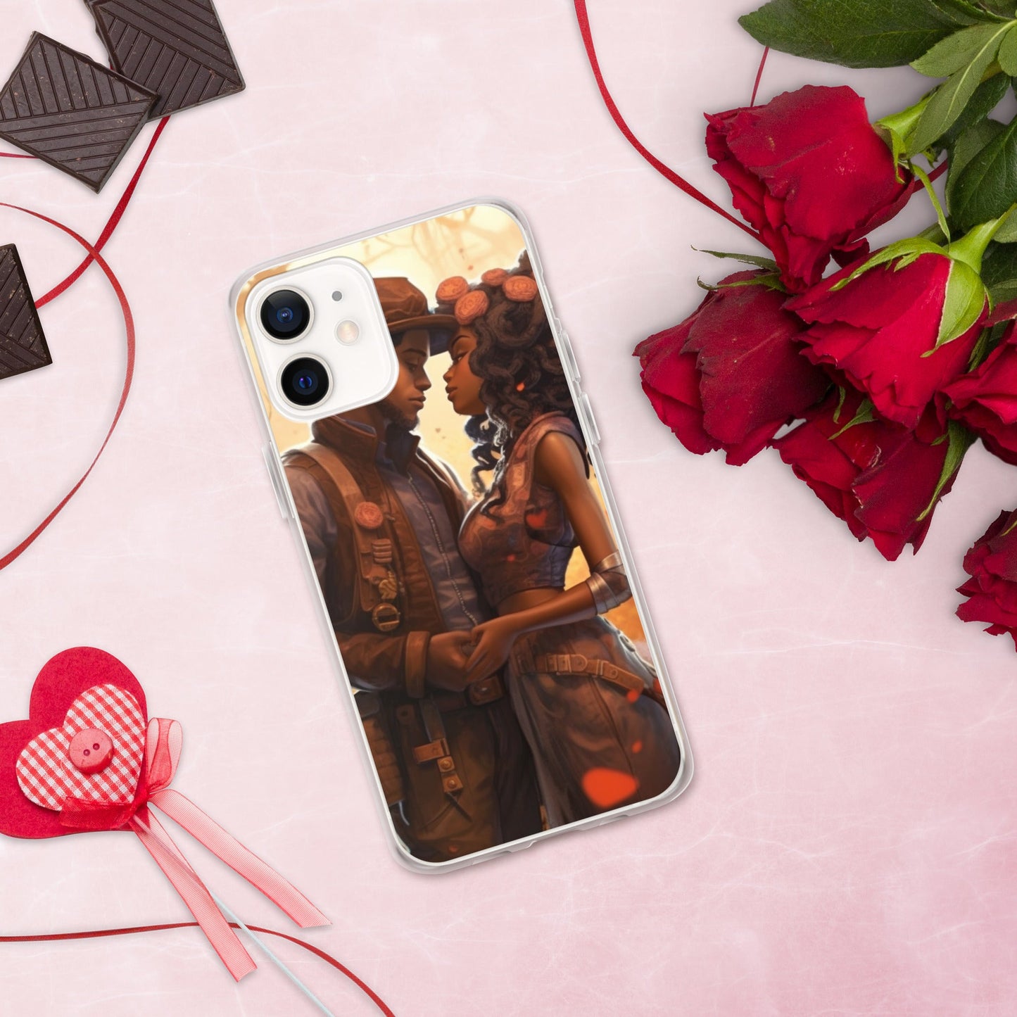 SteamPunk In Love: Clear Case for iPhone® - Estella Creates