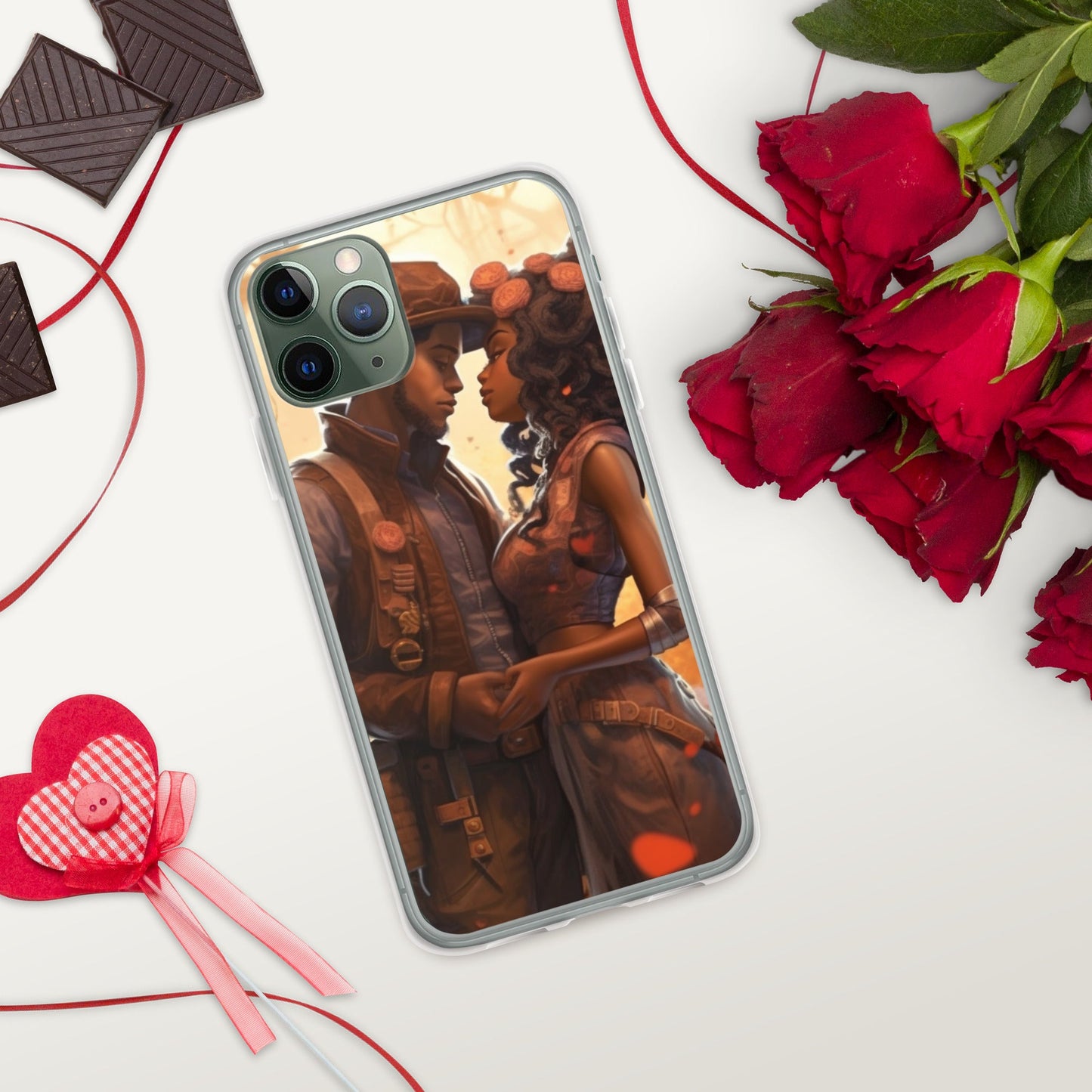 SteamPunk In Love: Clear Case for iPhone® - Estella Creates