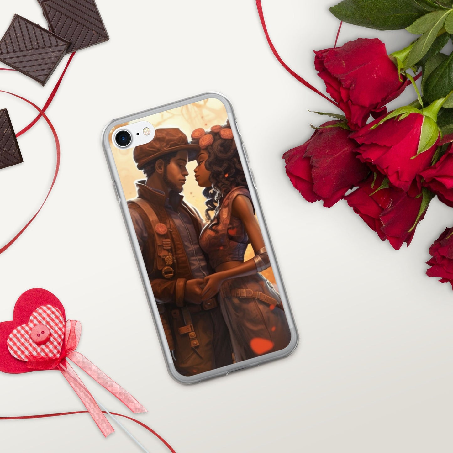 SteamPunk In Love: Clear Case for iPhone® - Estella Creates