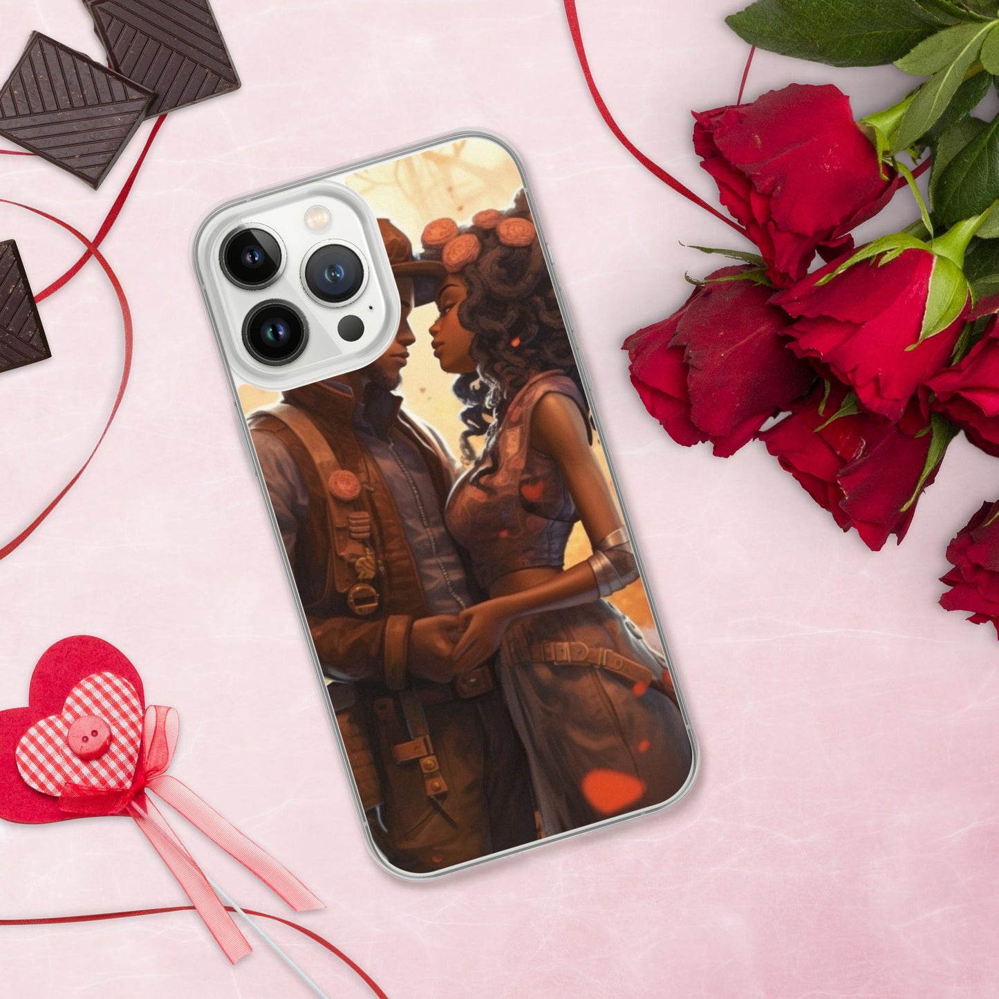 SteamPunk In Love: Clear Case for iPhone® - Estella Creates
