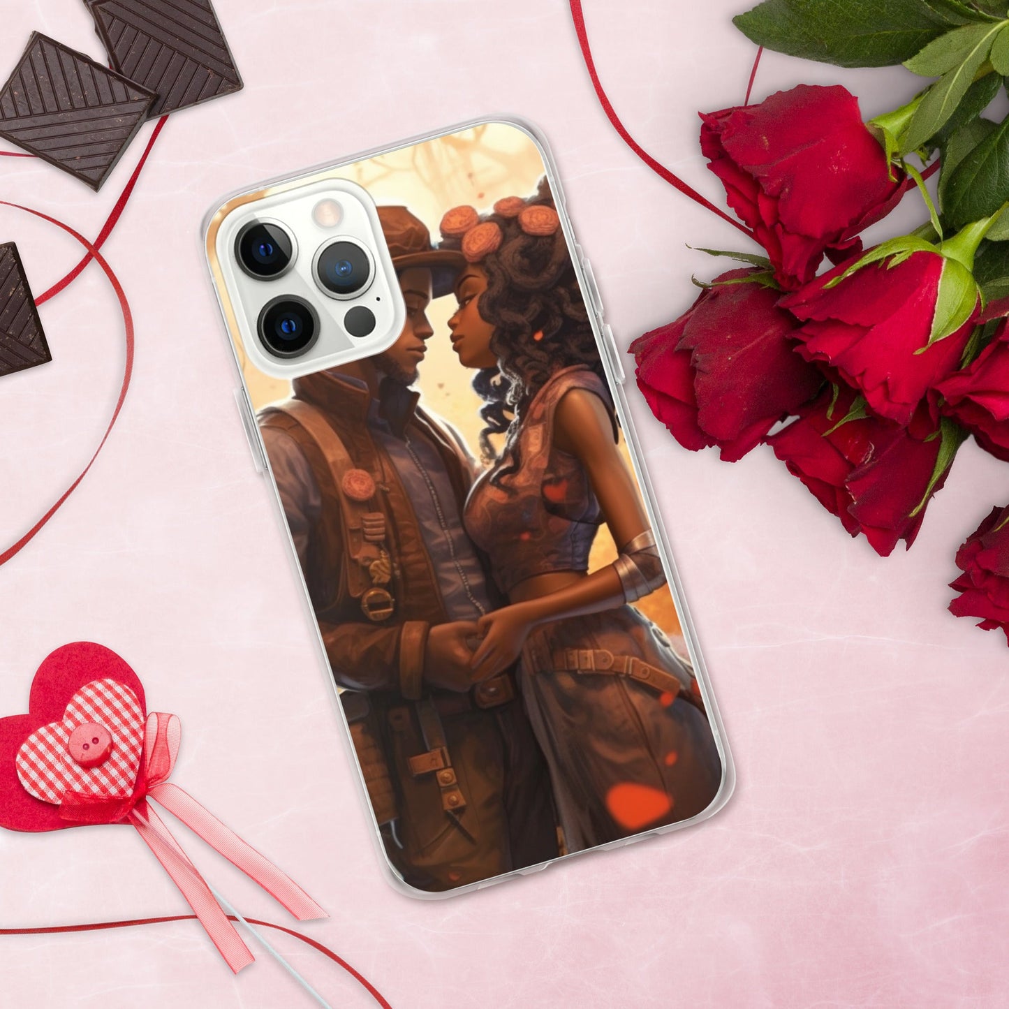 SteamPunk In Love: Clear Case for iPhone® - Estella Creates