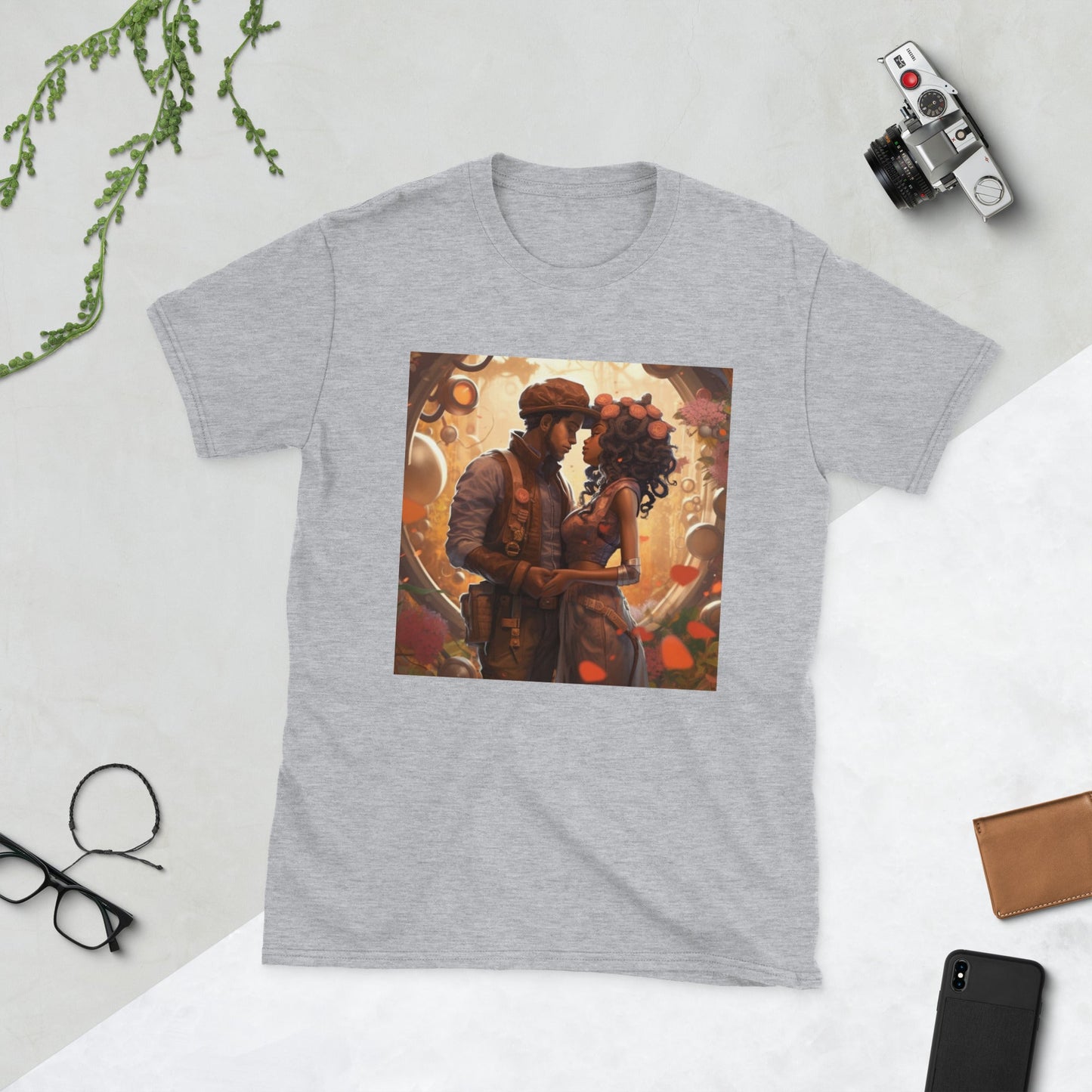 SteamPunk In Love: Short-Sleeve Unisex T-Shirt - Estella Creates