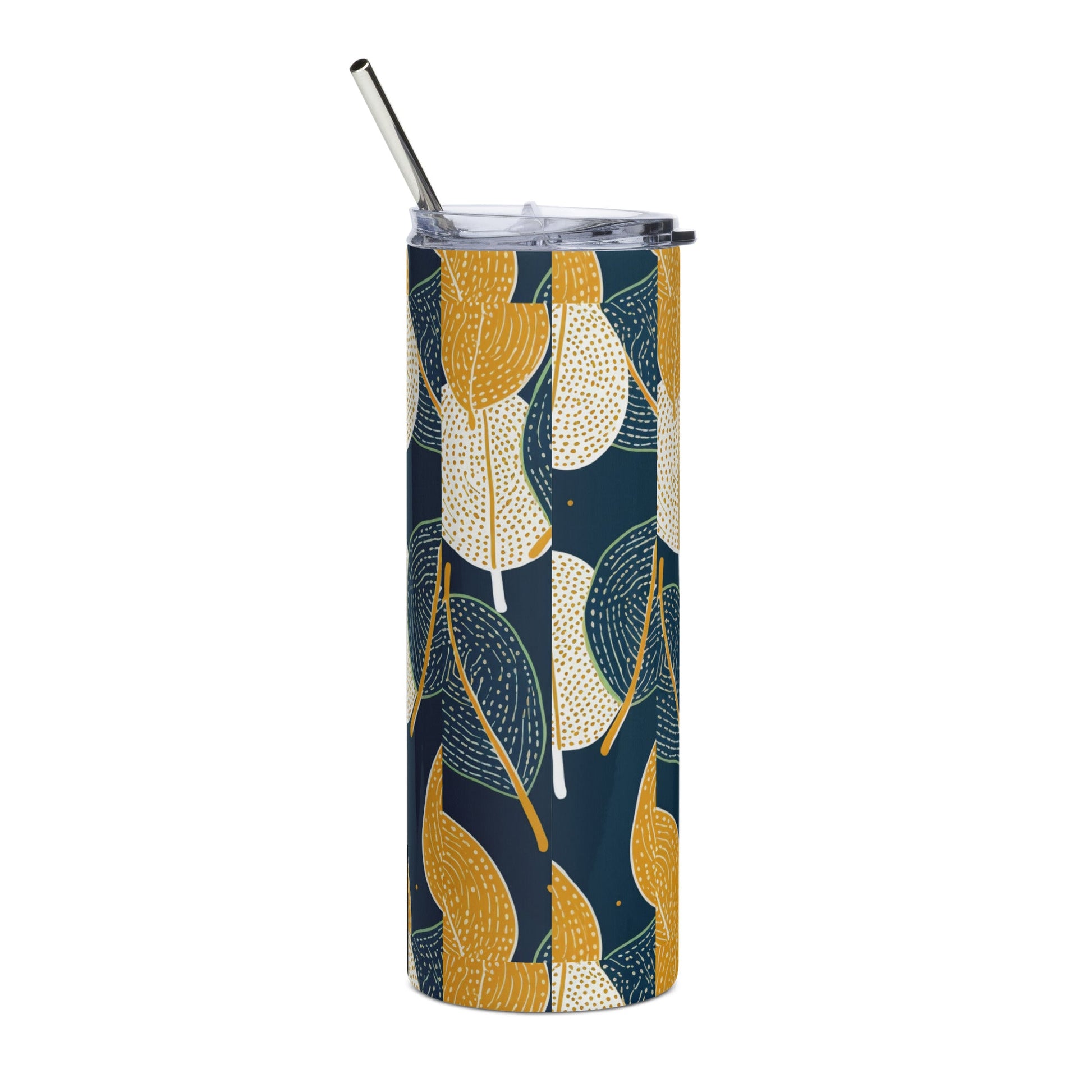Baobab Leaves: Stainless steel tumbler - Estella Creates