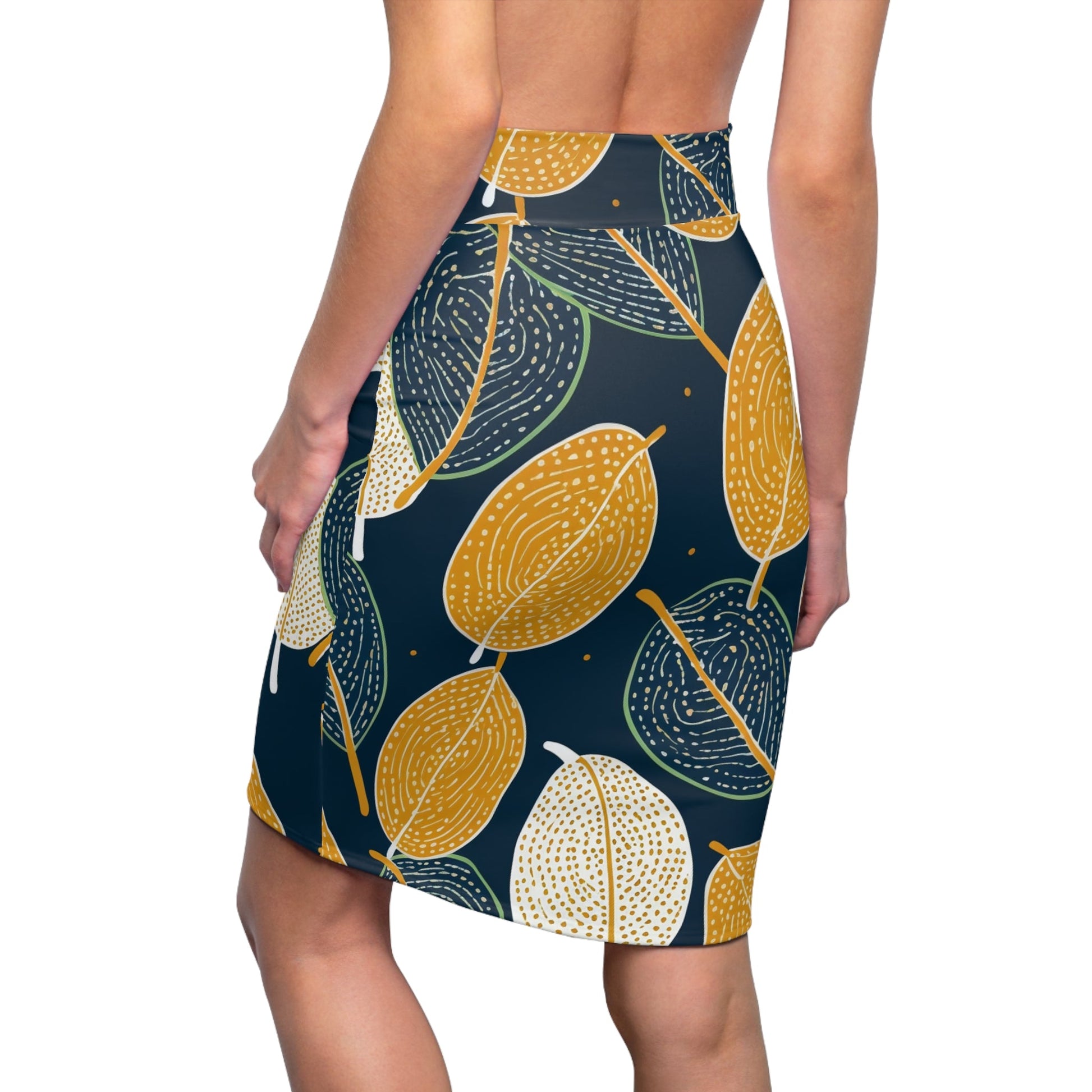 Baobab Leaves: Women's Pencil Skirt (AOP) - Estella Creates