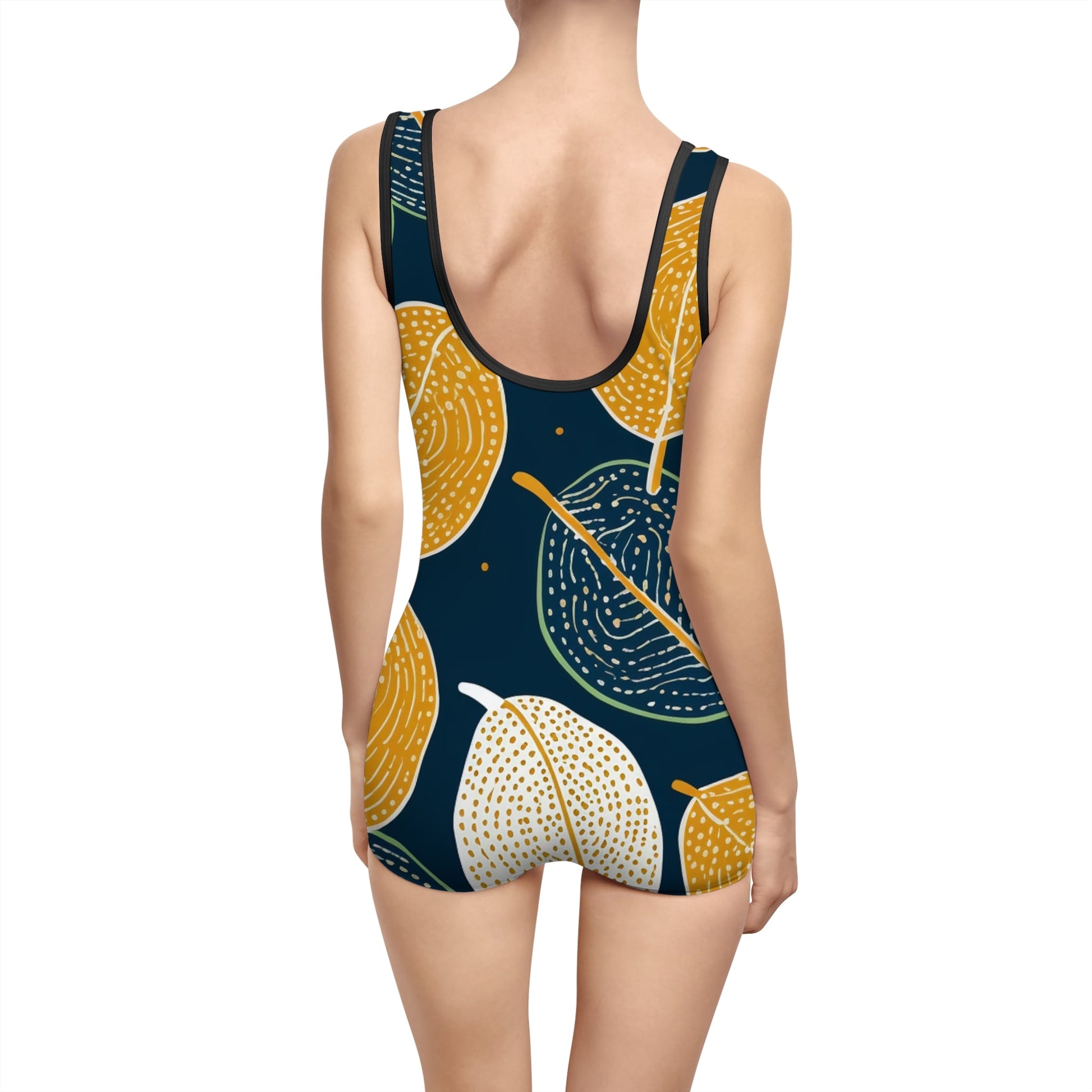 Baobab Leaves: Women's Vintage Swimsuit (AOP) - Estella Creates