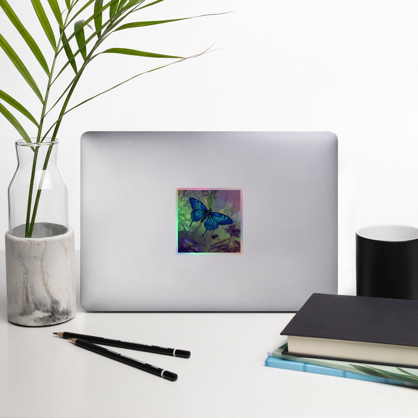 Butterfly First Day: Holographic stickers - Estella Creates