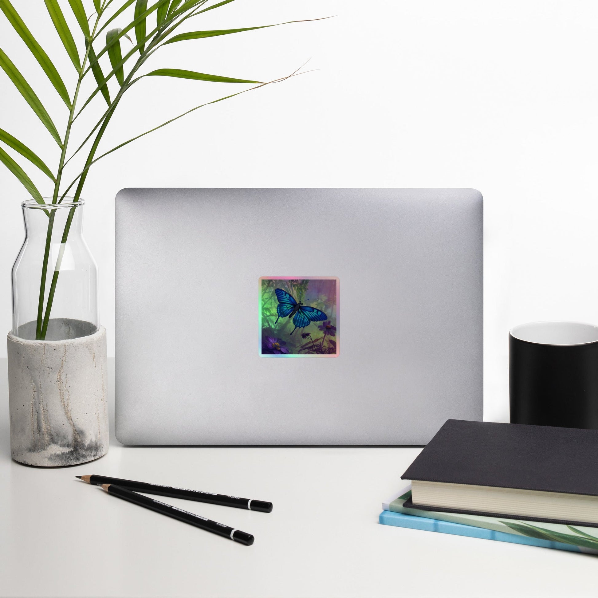 Butterfly First Day: Holographic stickers - Estella Creates