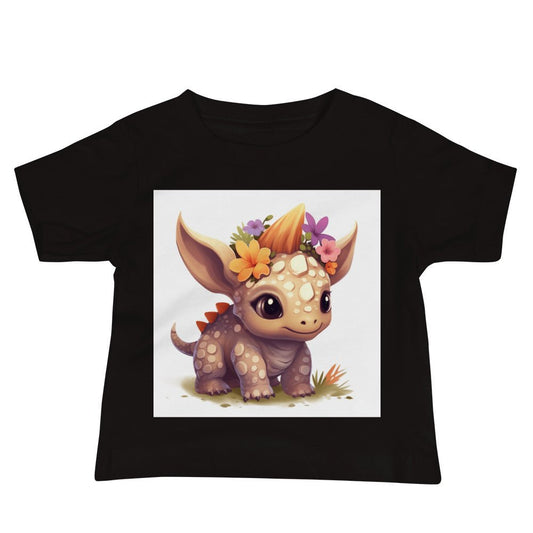 DinoFleur: Baby Jersey Short Sleeve Tee - Estella Creates
