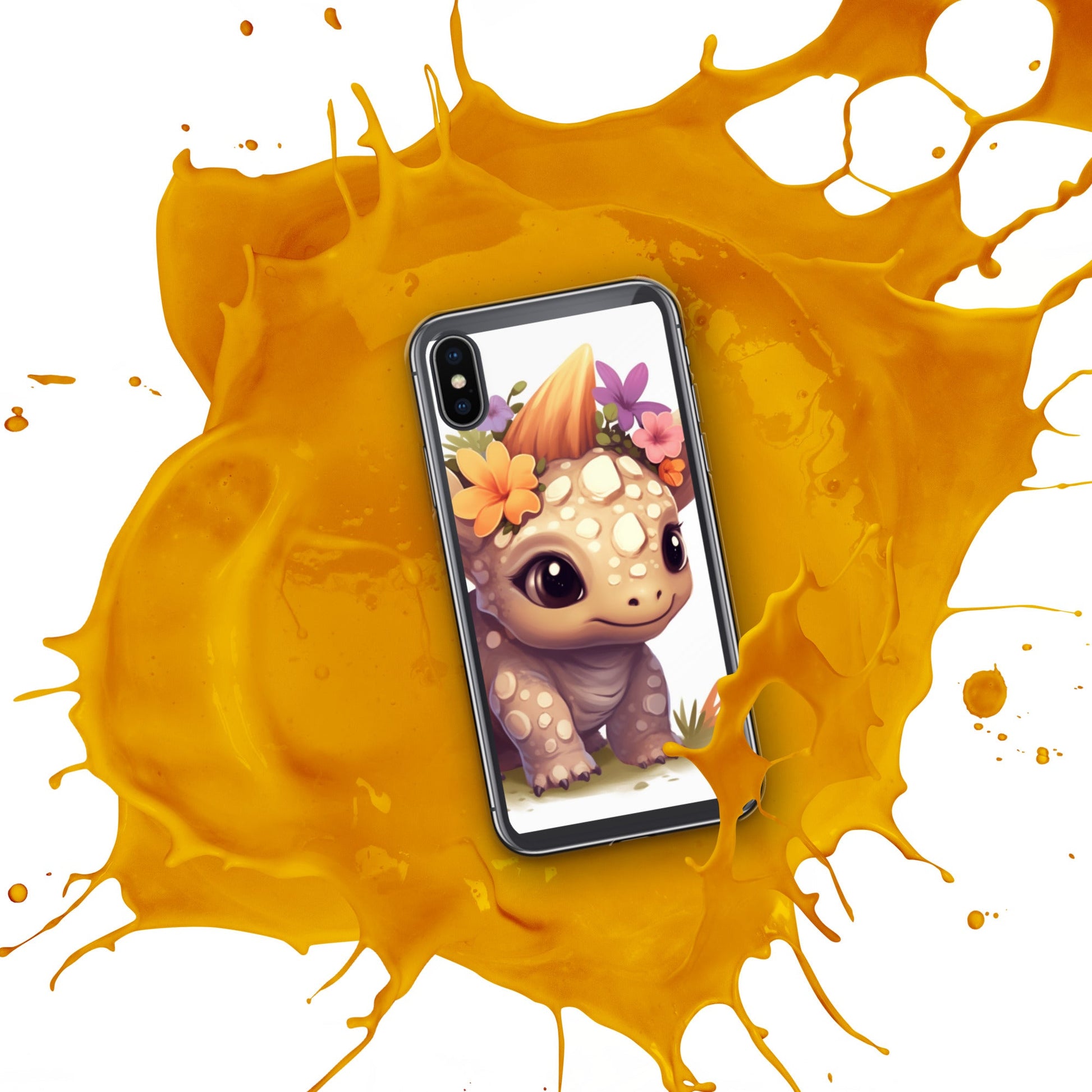 DinoFleur: Clear Case for iPhone® - Estella Creates