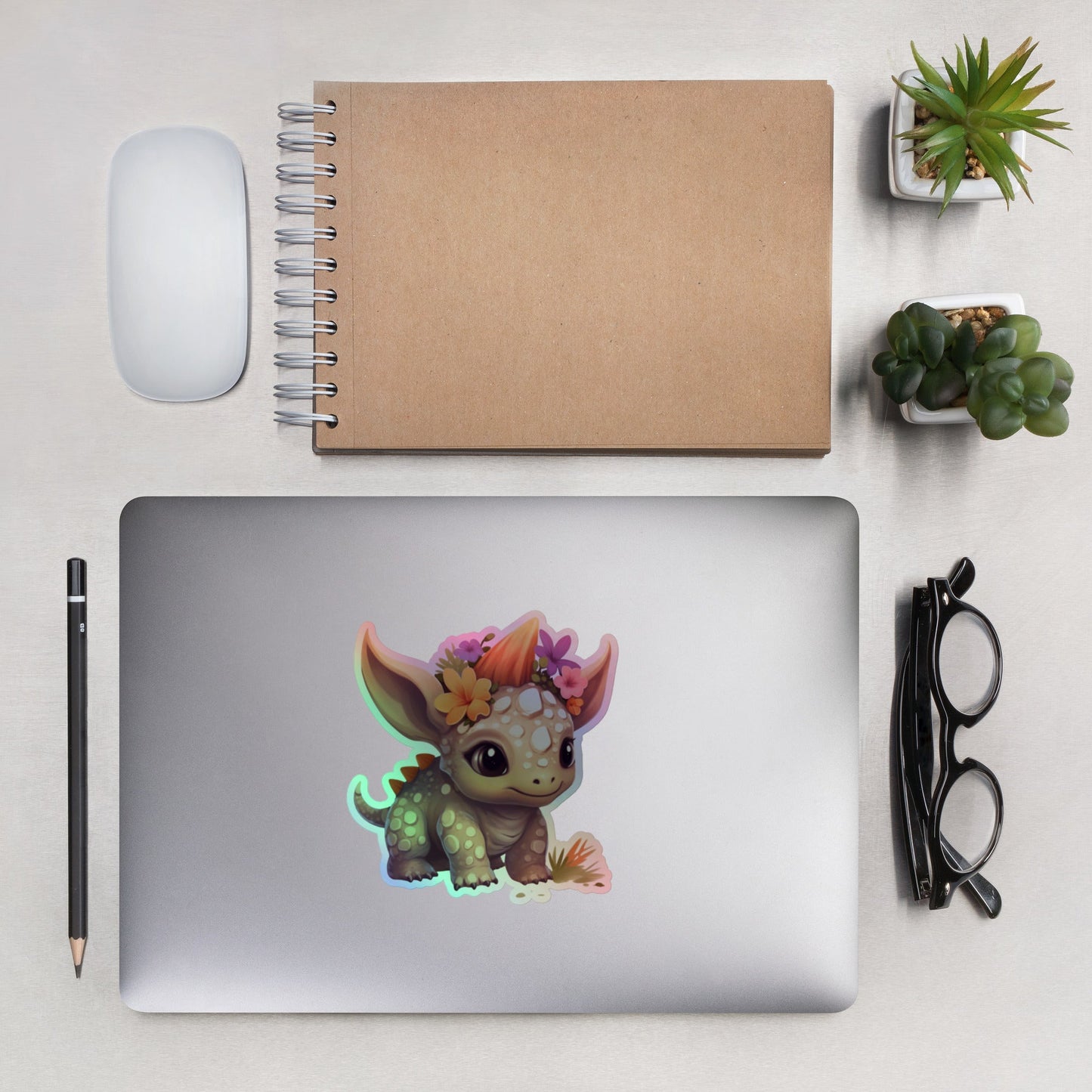 DinoFleur: Holographic stickers - Estella Creates
