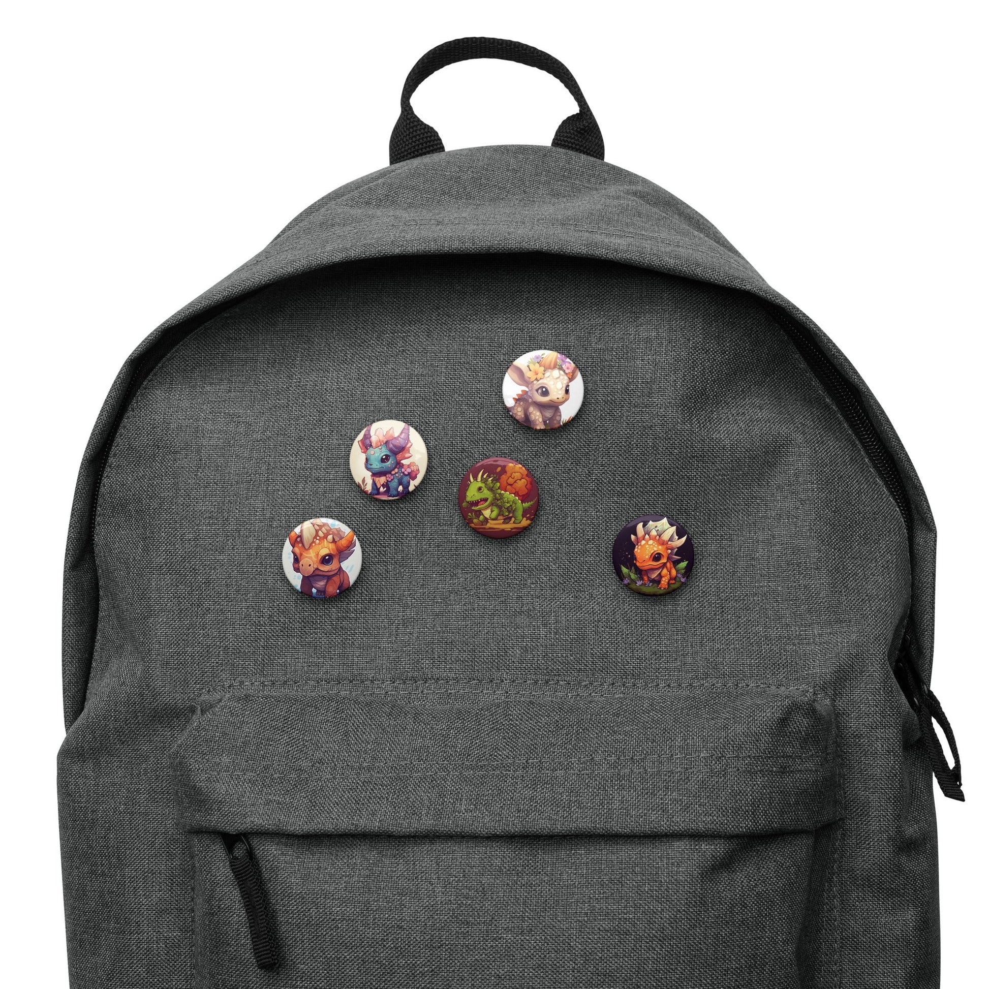 DinoFleur: Set of pin buttons - Estella Creates