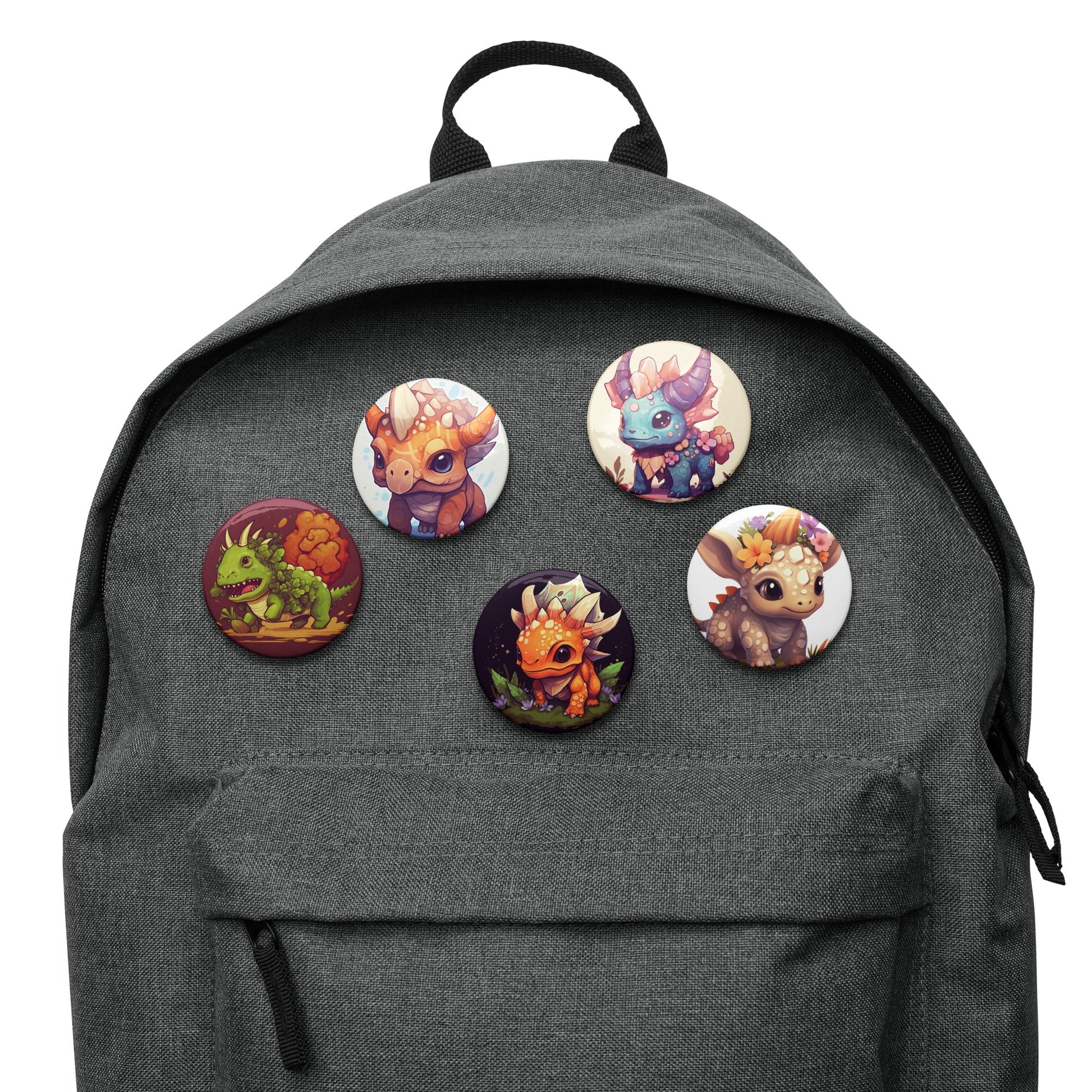 DinoFleur: Set of pin buttons - Estella Creates