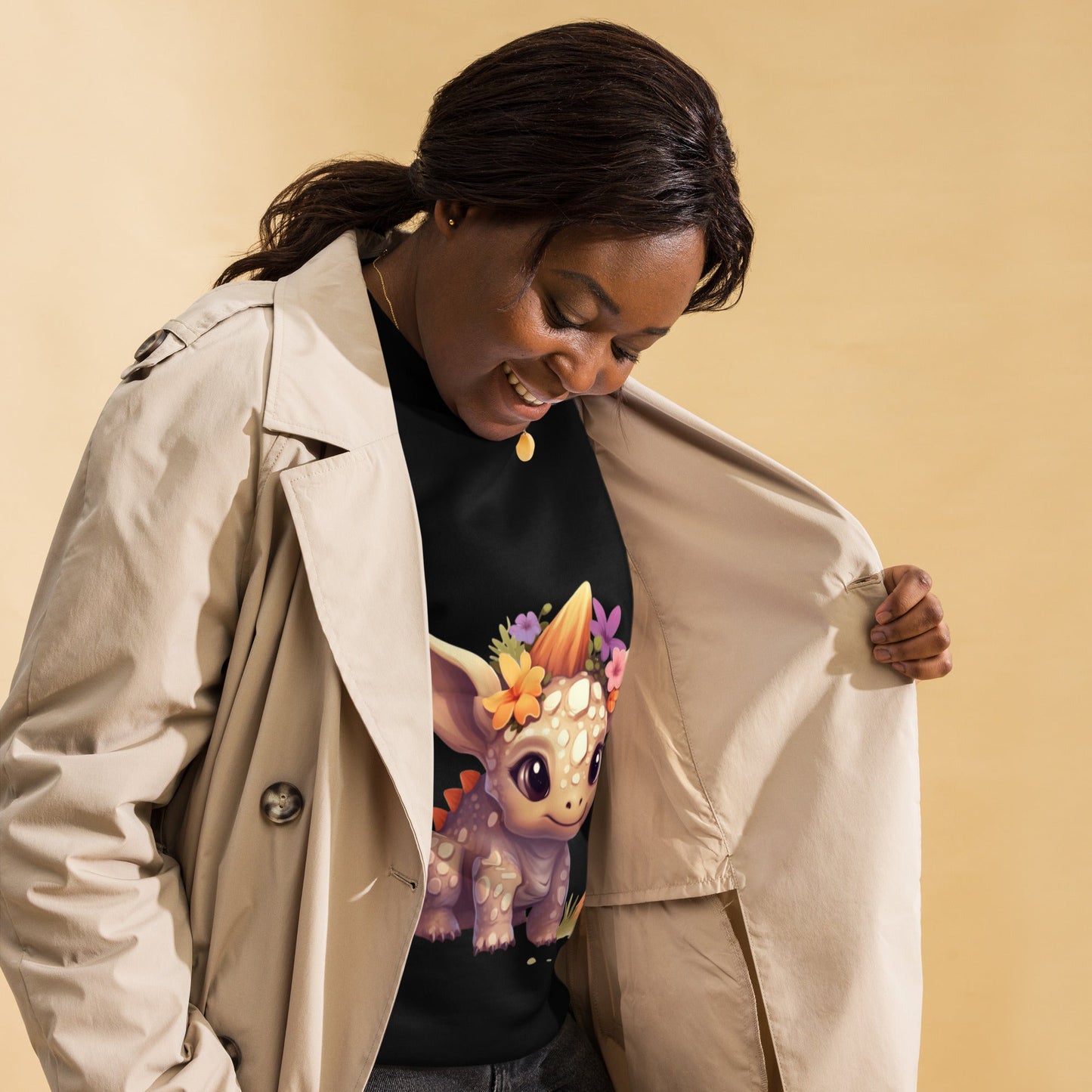 DinoFleur: Unisex Premium Sweatshirt - Estella Creates