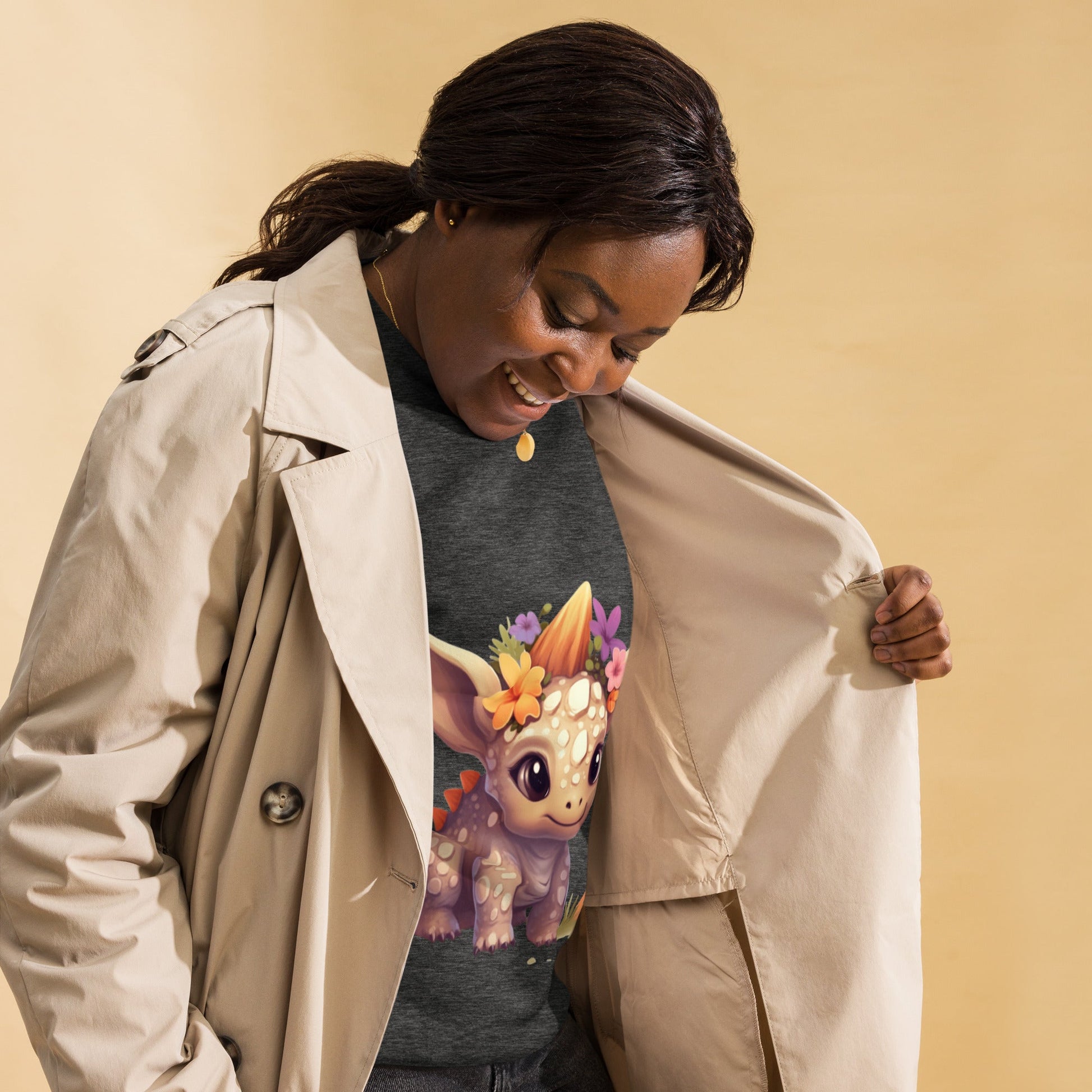 DinoFleur: Unisex Premium Sweatshirt - Estella Creates