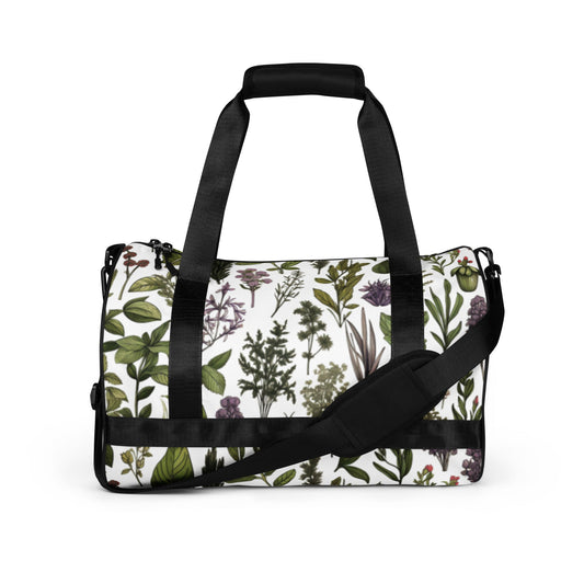 Herb Garden: All-over print gym bag - Estella Creates