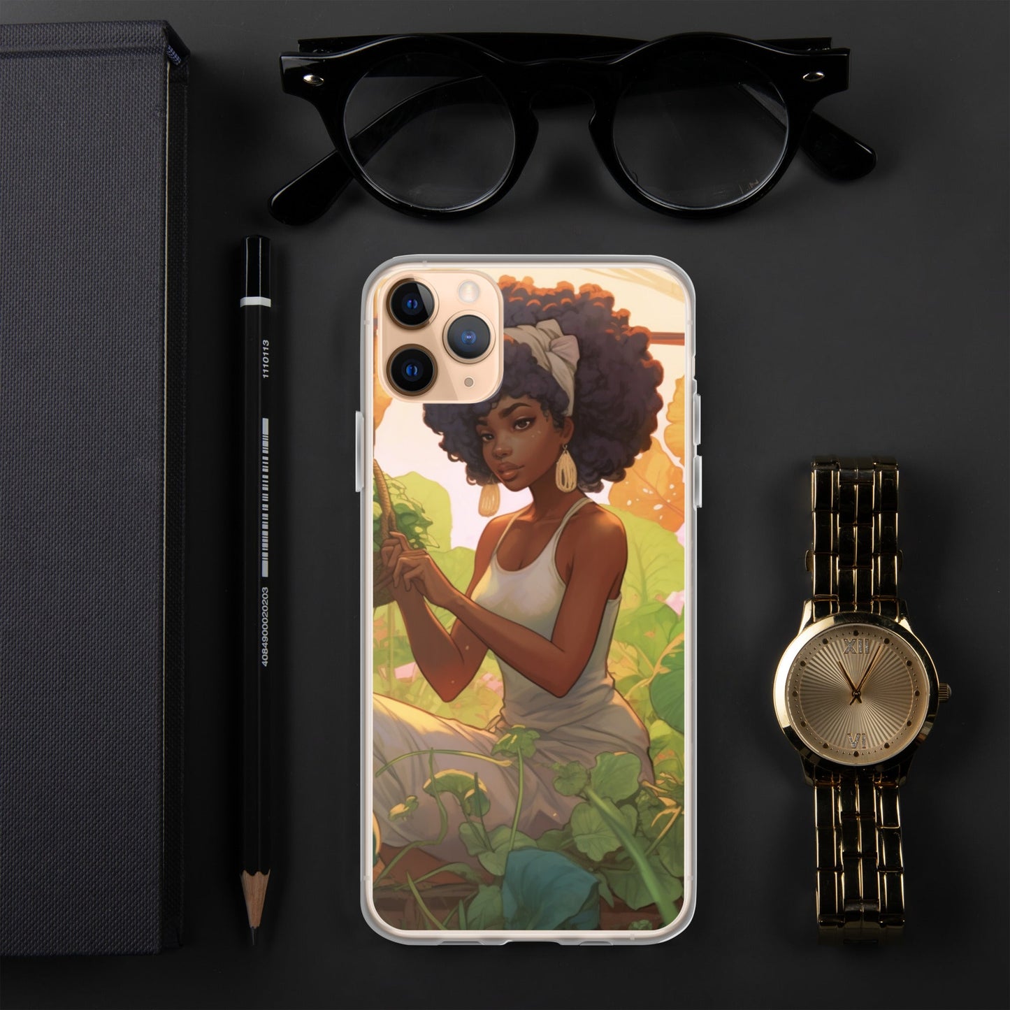 Herb Garden: Clear Case for iPhone® - Estella Creates