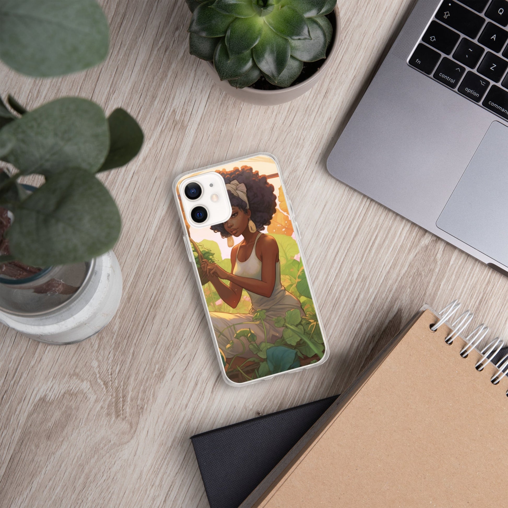 Herb Garden: Clear Case for iPhone® - Estella Creates