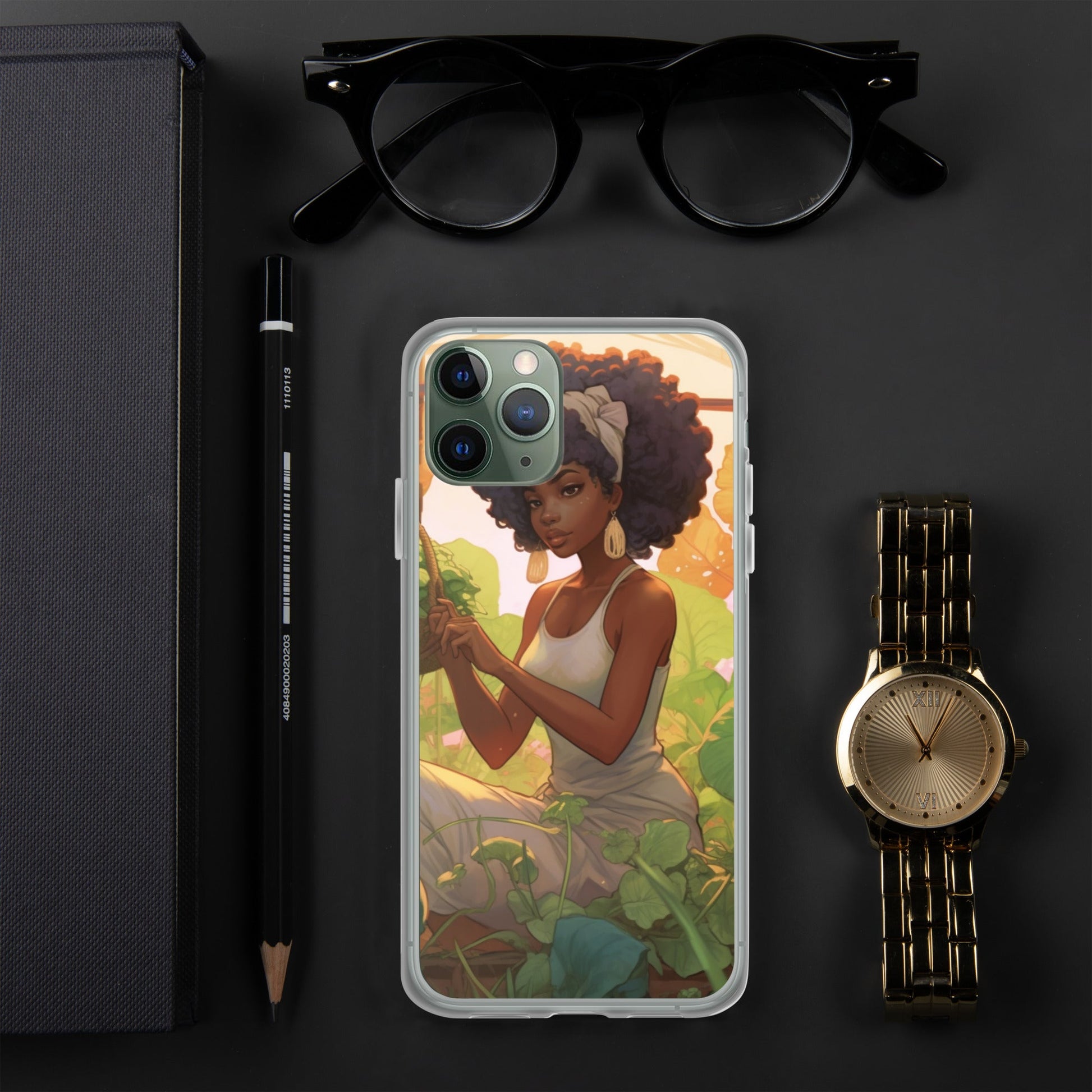 Herb Garden: Clear Case for iPhone® - Estella Creates