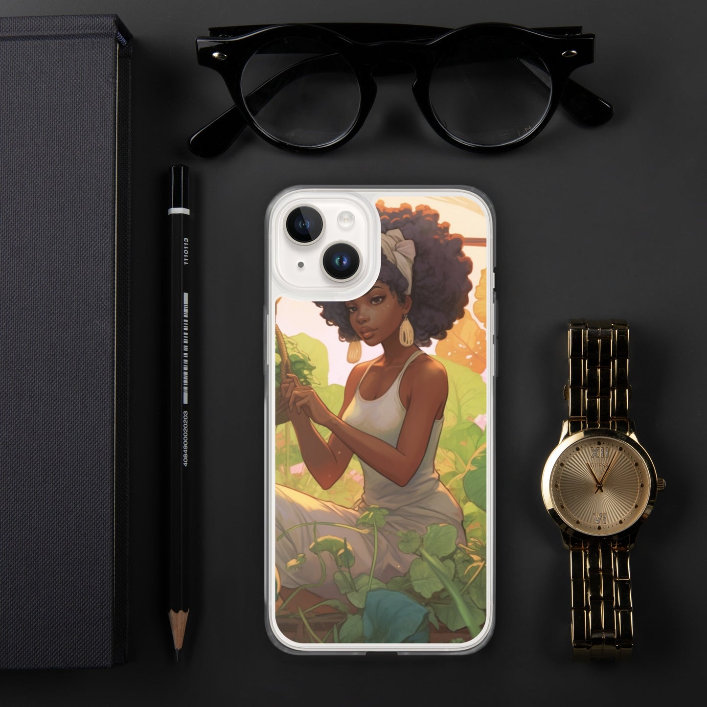 Herb Garden: Clear Case for iPhone® - Estella Creates