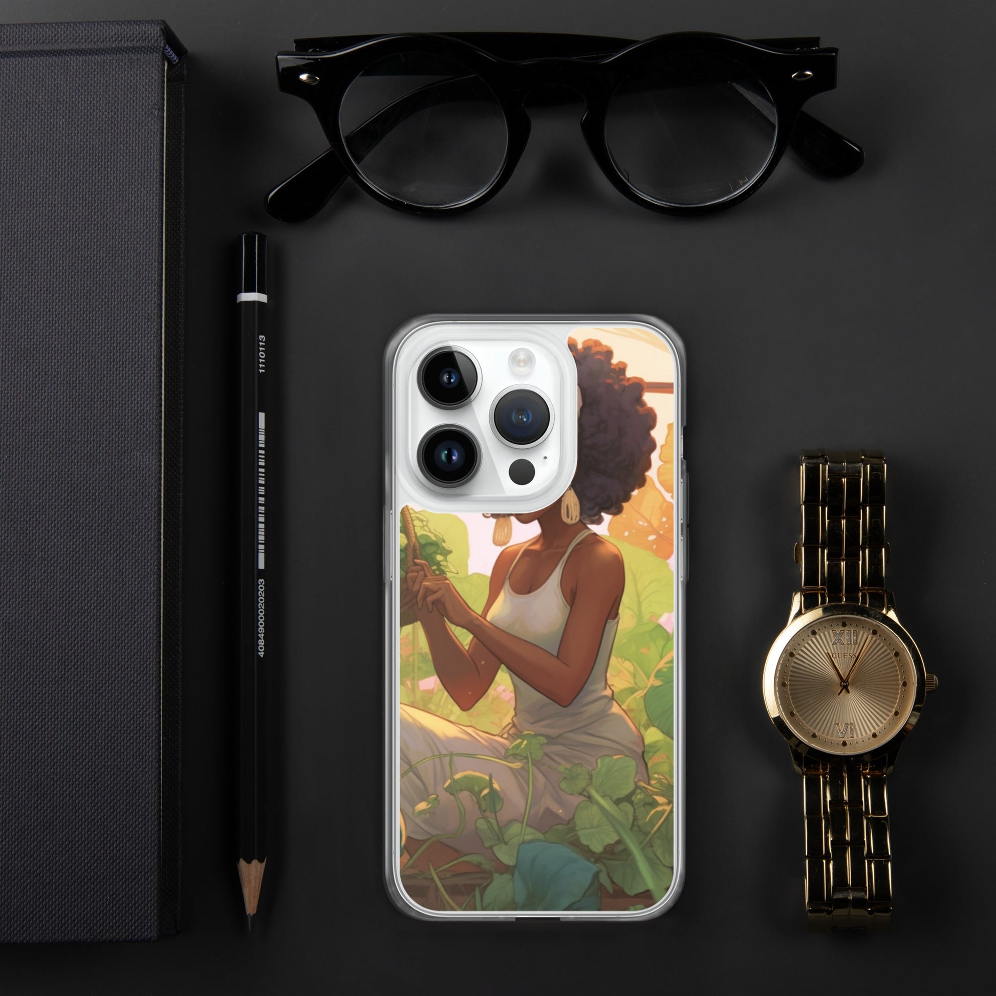 Herb Garden: Clear Case for iPhone® - Estella Creates