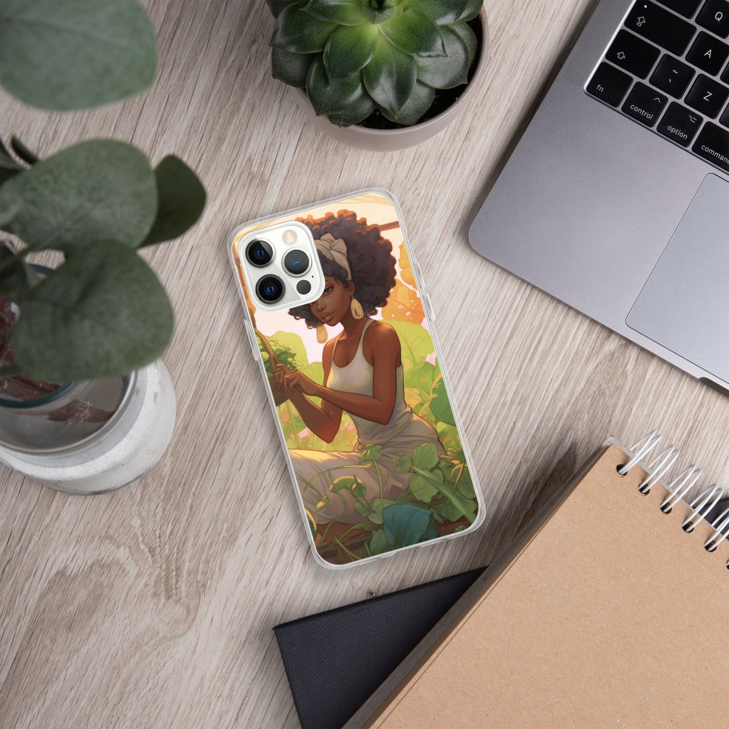 Herb Garden: Clear Case for iPhone® - Estella Creates