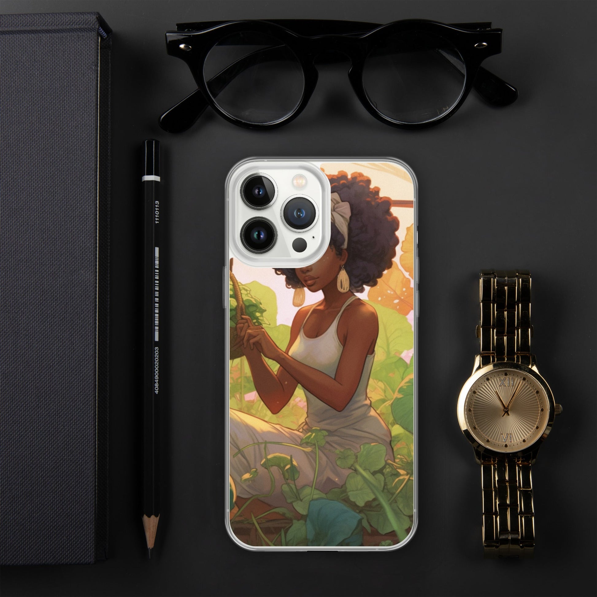 Herb Garden: Clear Case for iPhone® - Estella Creates