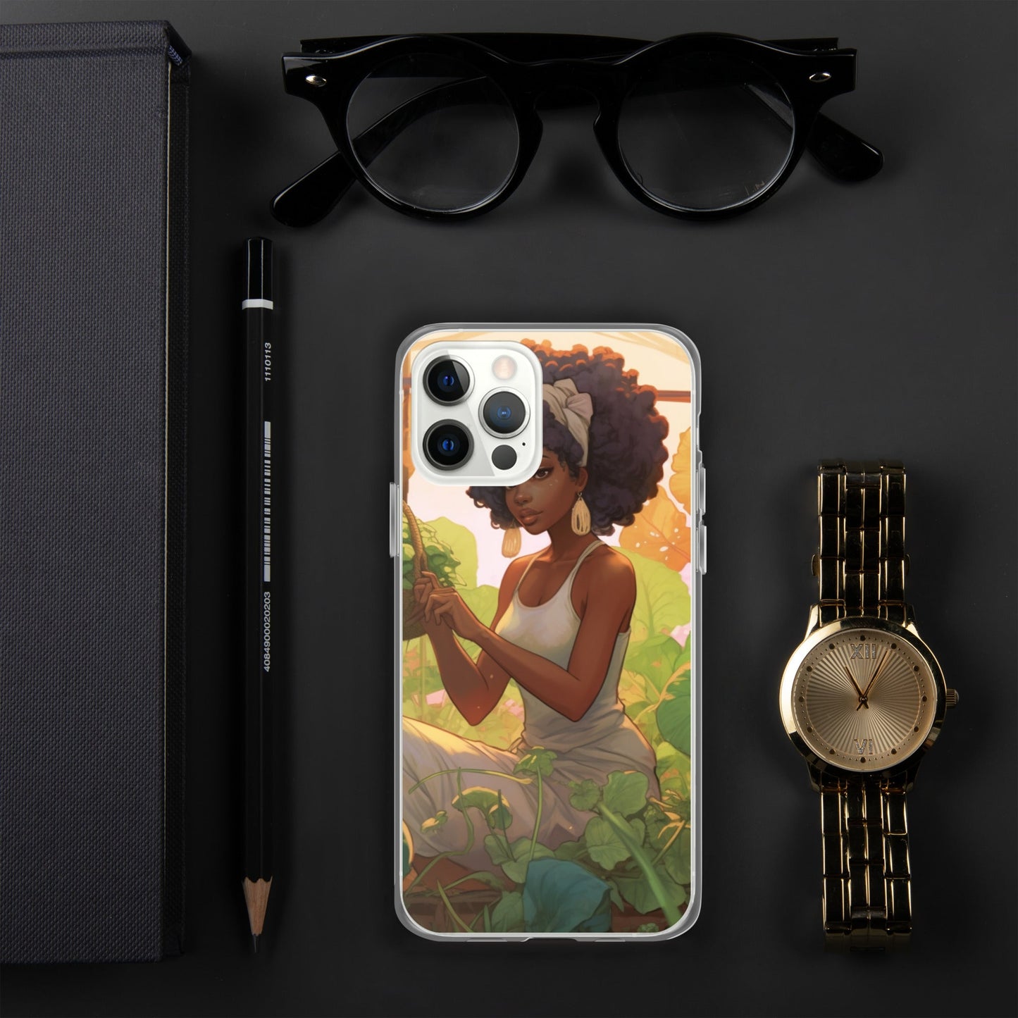 Herb Garden: Clear Case for iPhone® - Estella Creates