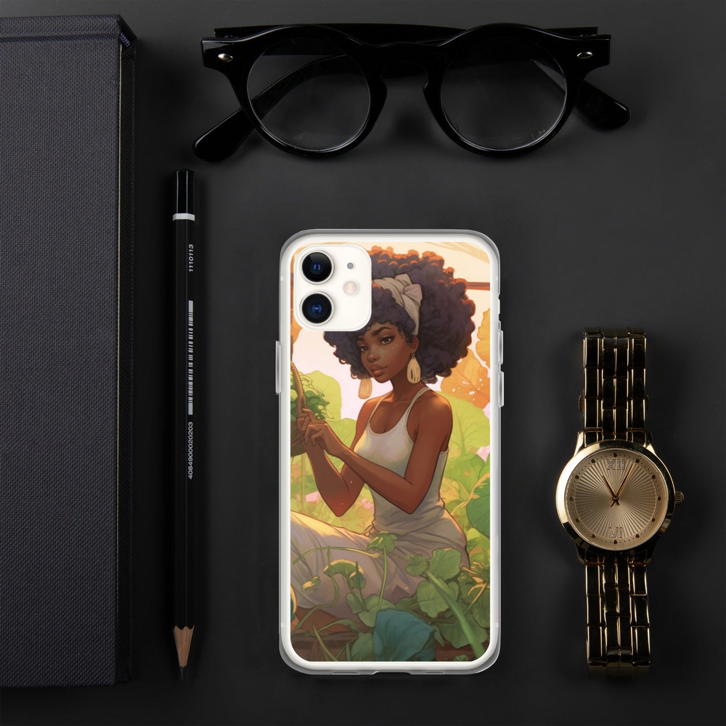 Herb Garden: Clear Case for iPhone® - Estella Creates