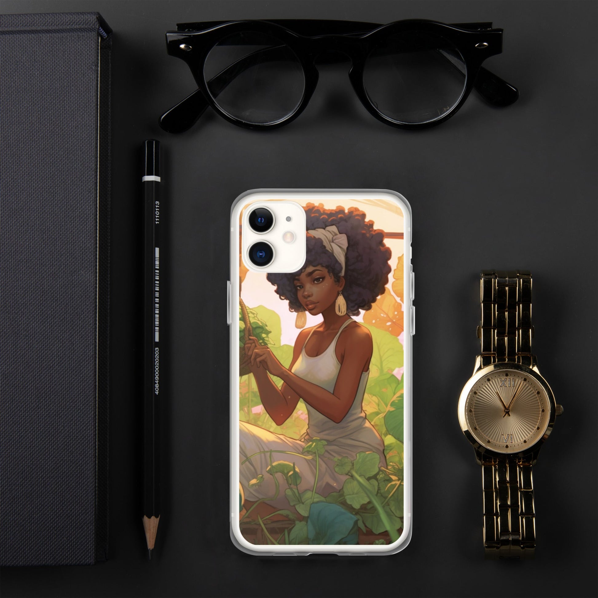 Herb Garden: Clear Case for iPhone® - Estella Creates