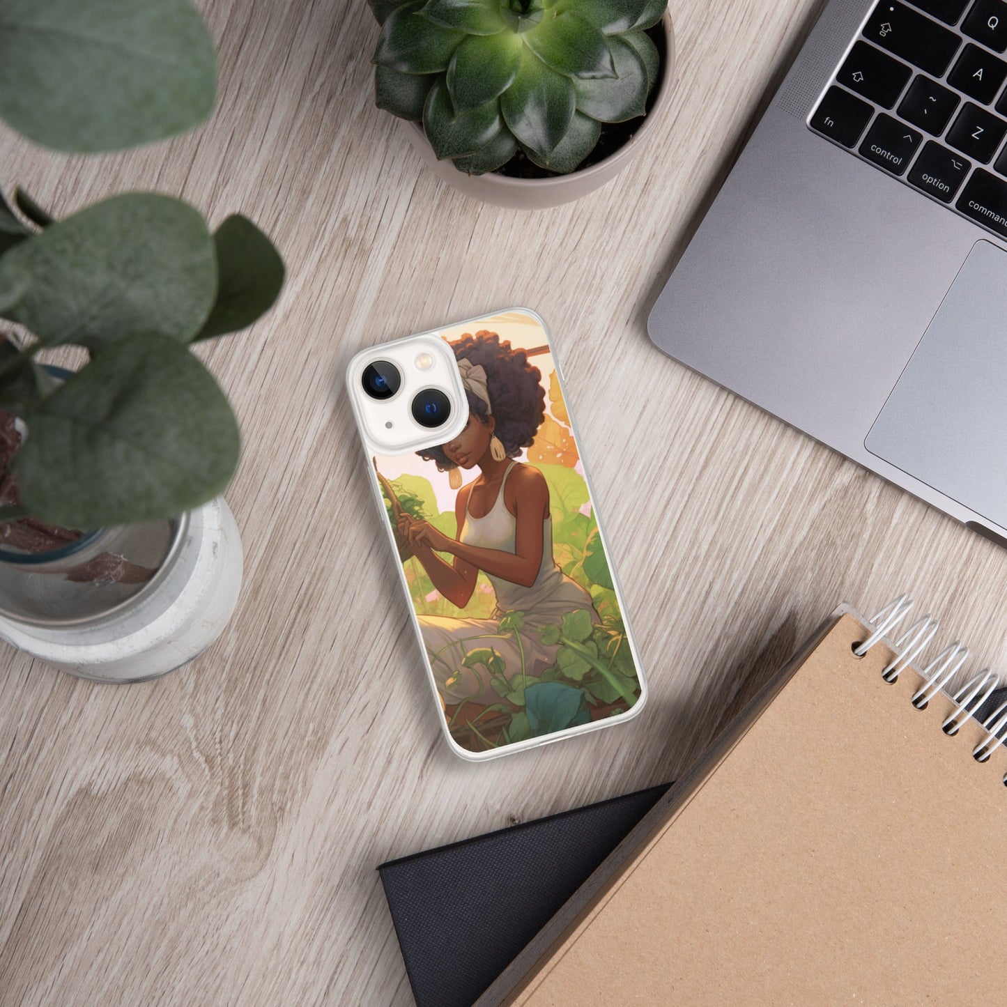 Herb Garden: Clear Case for iPhone® - Estella Creates