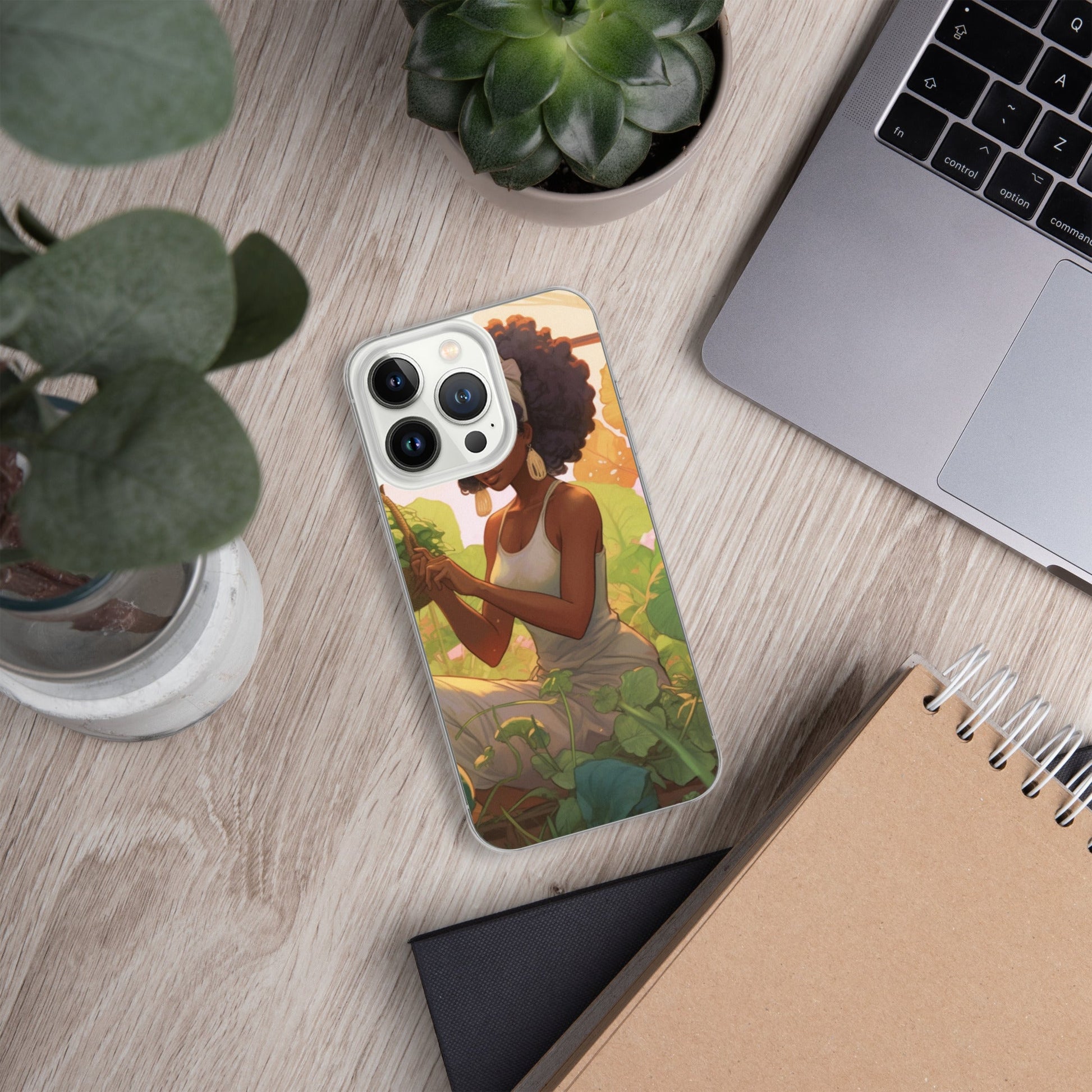 Herb Garden: Clear Case for iPhone® - Estella Creates