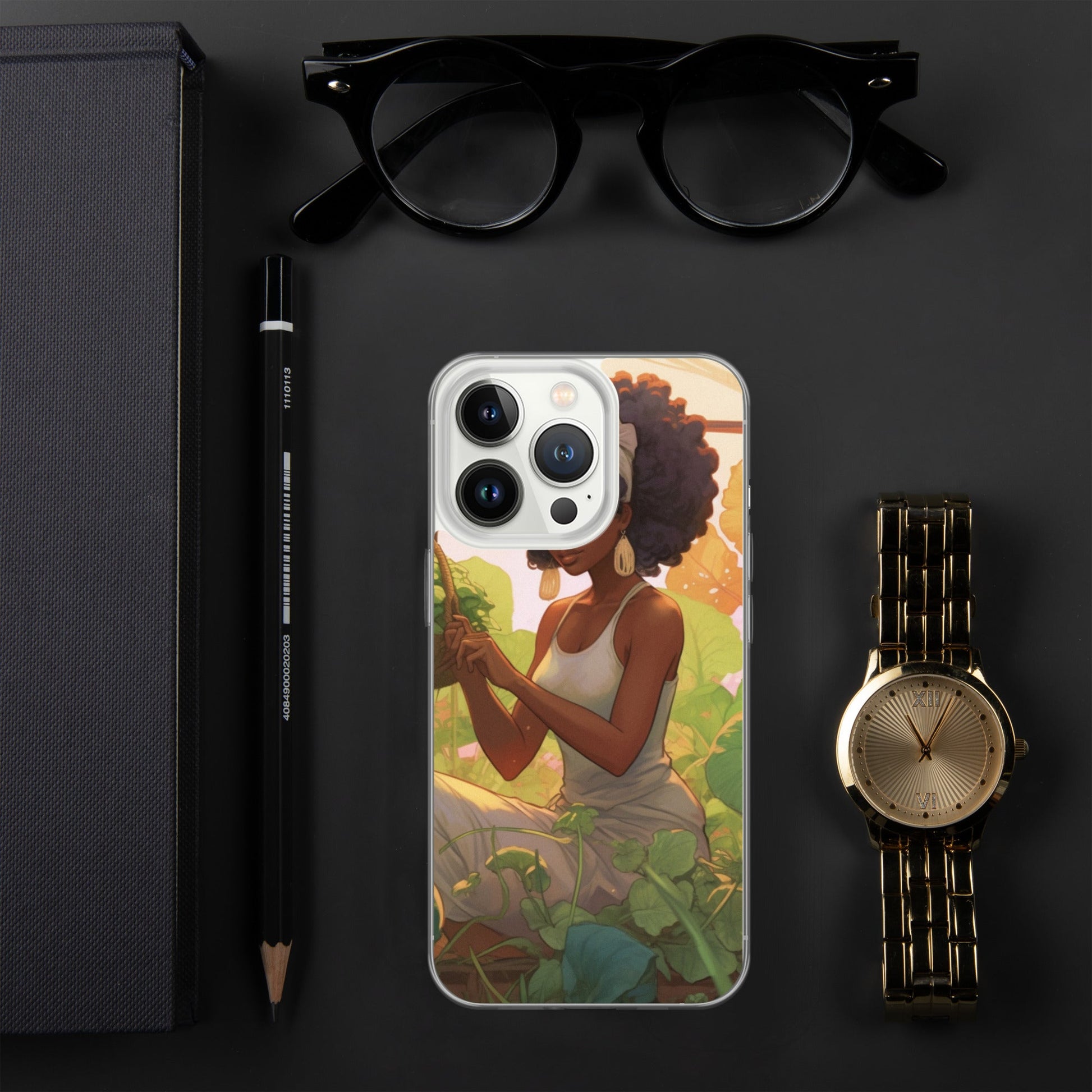 Herb Garden: Clear Case for iPhone® - Estella Creates