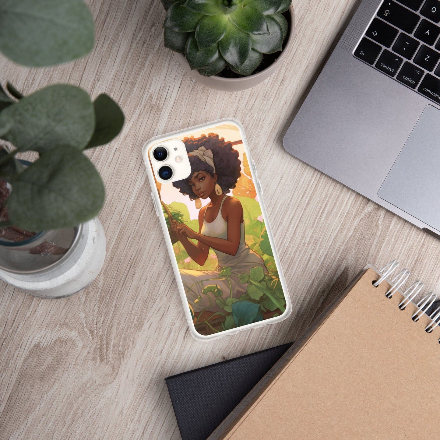 Herb Garden: Clear Case for iPhone® - Estella Creates
