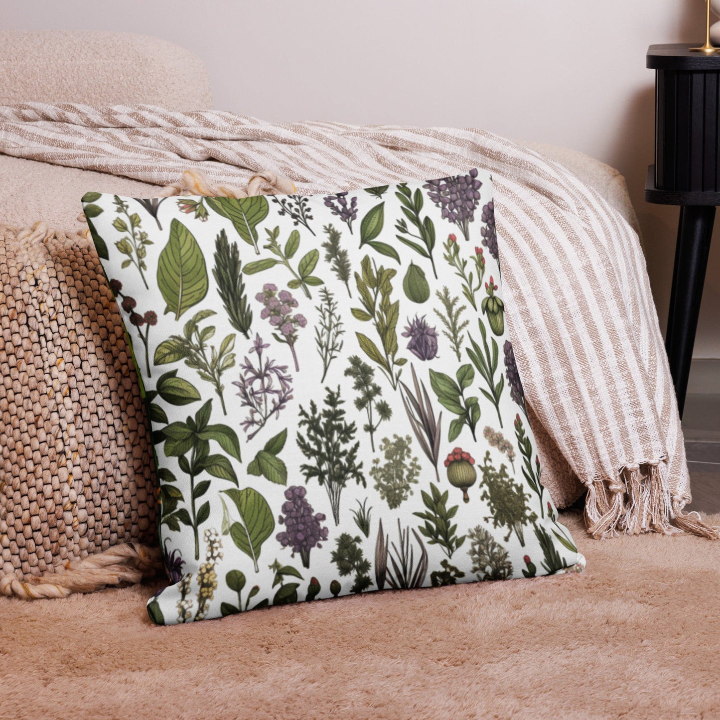 Herb Garden: Premium Pillow Case - Estella Creates