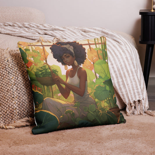 Herb Garden: Premium Pillow Case - Estella Creates