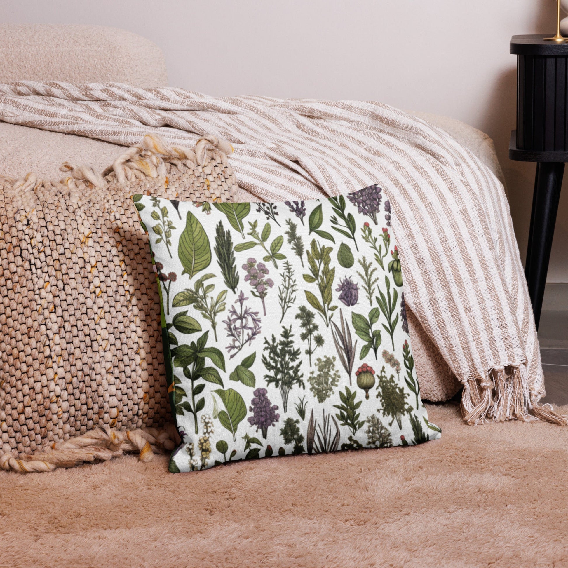 Herb Garden: Premium Pillow Case - Estella Creates