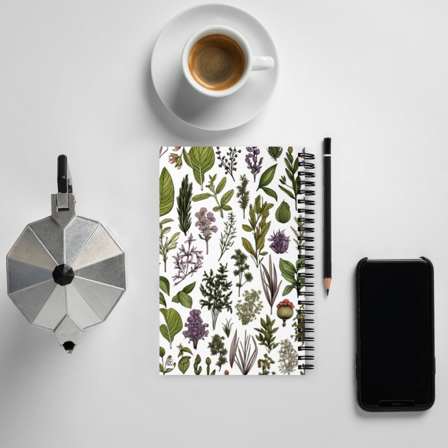 Herb Garden: Spiral notebook - Estella Creates