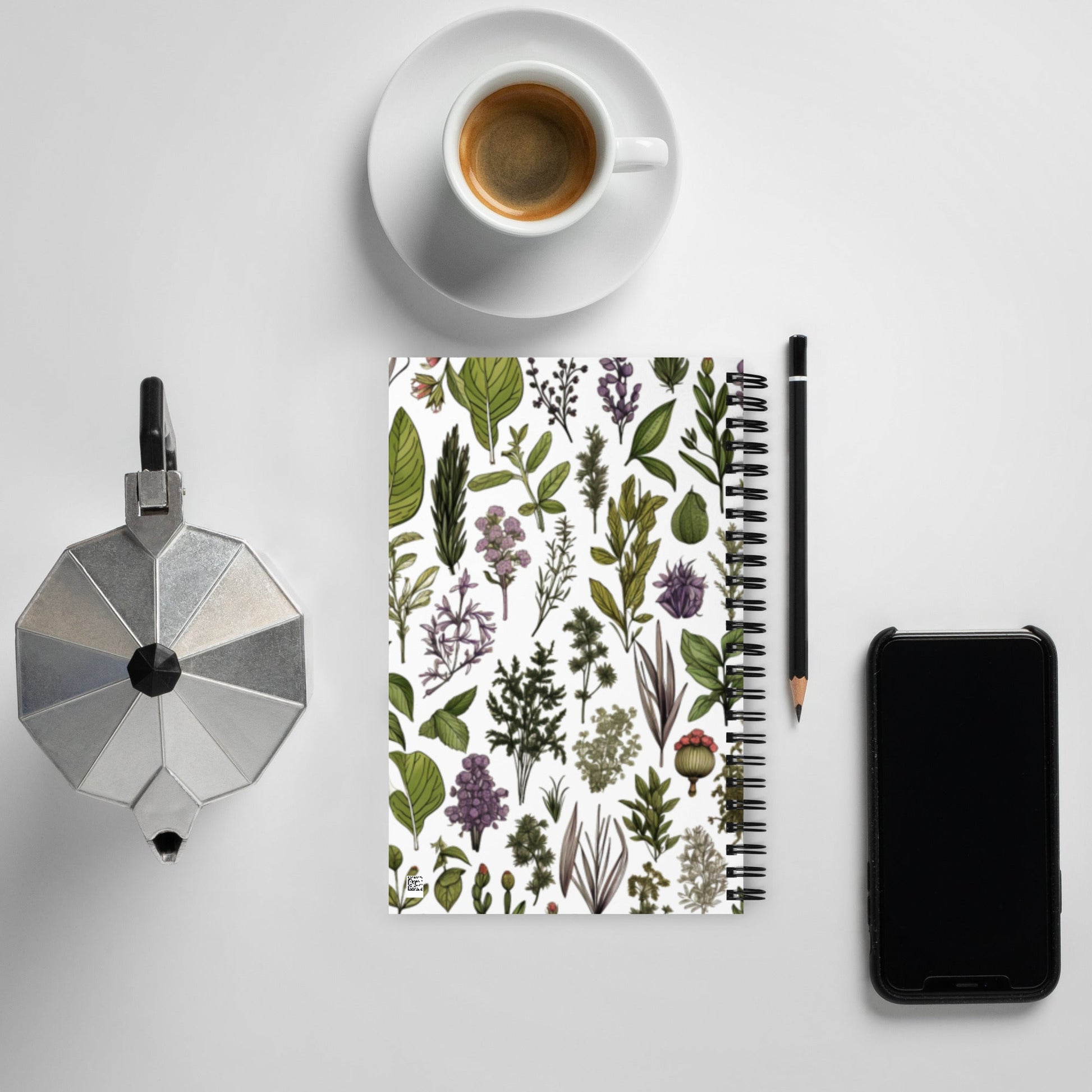 Herb Garden: Spiral notebook - Estella Creates