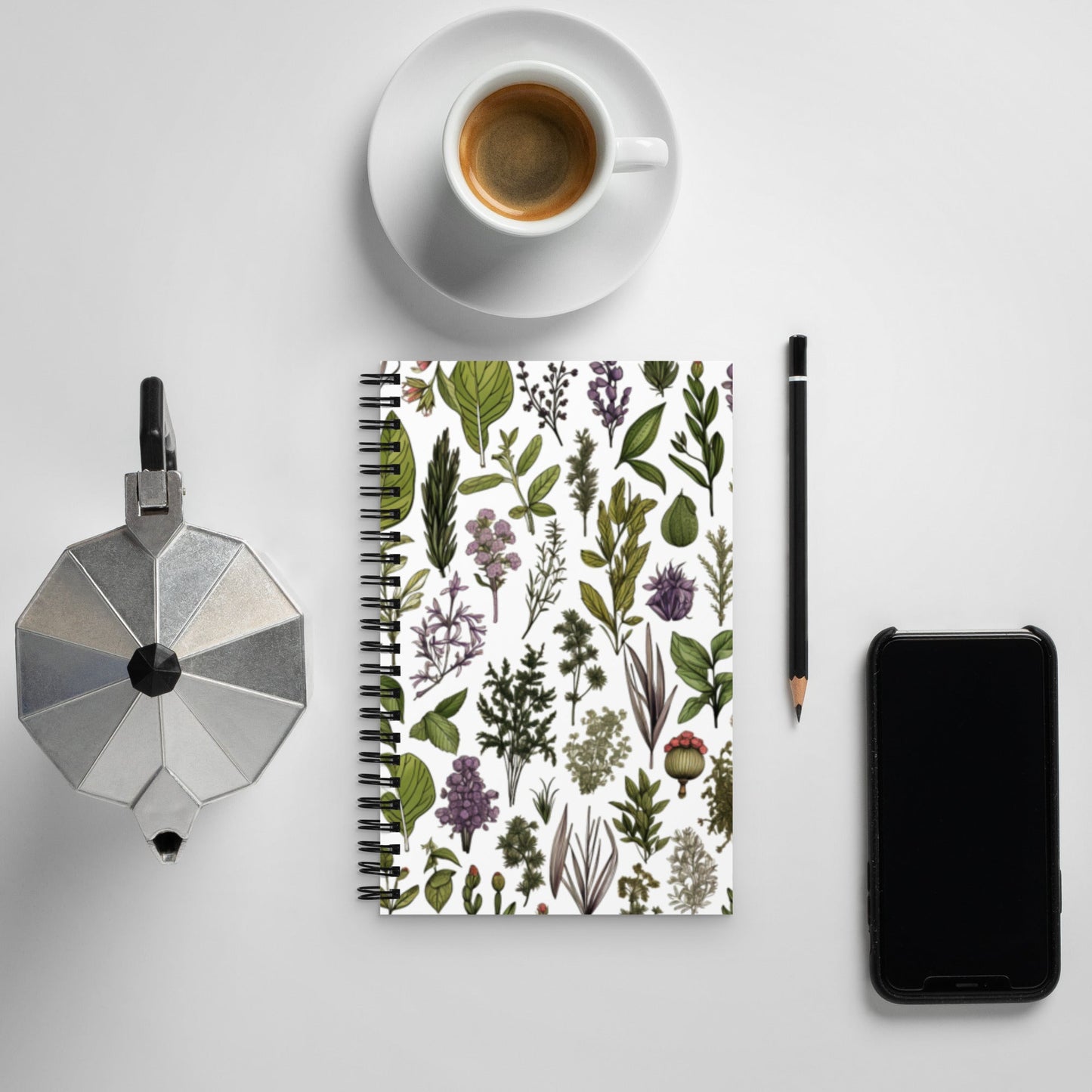 Herb Garden: Spiral notebook - Estella Creates