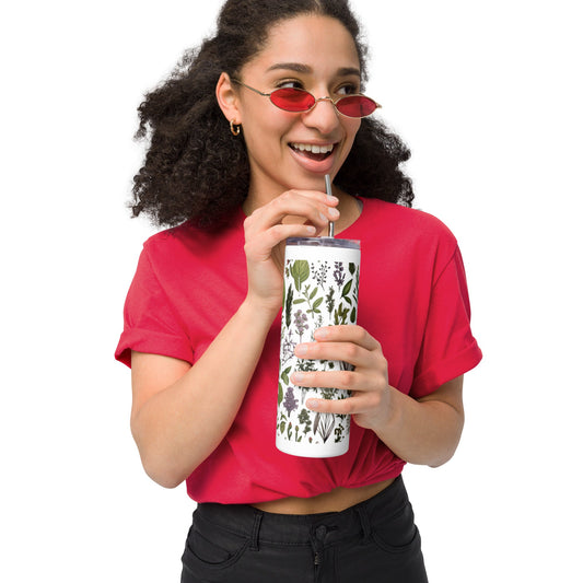Herb Garden: Stainless steel tumbler - Estella Creates