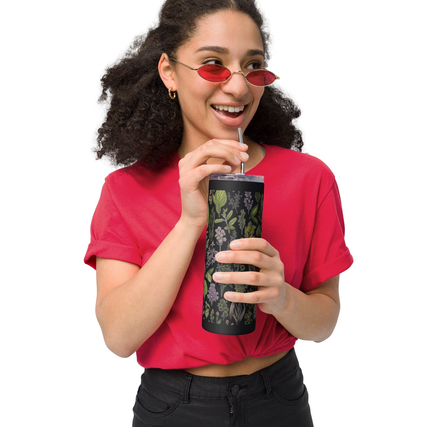 Herb Garden: Stainless steel tumbler - Estella Creates