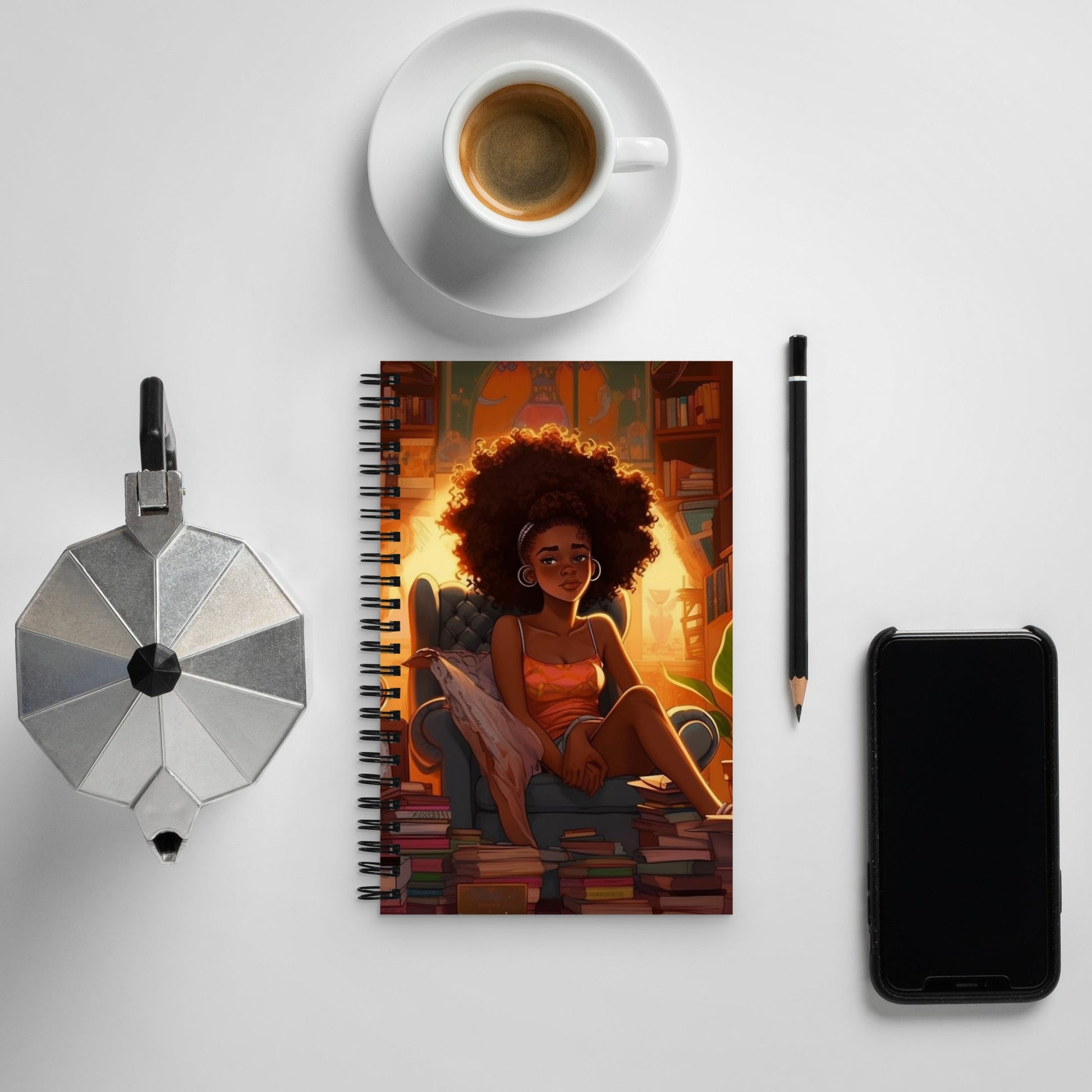 Reading Nook II :Spiral notebook - Estella Creates