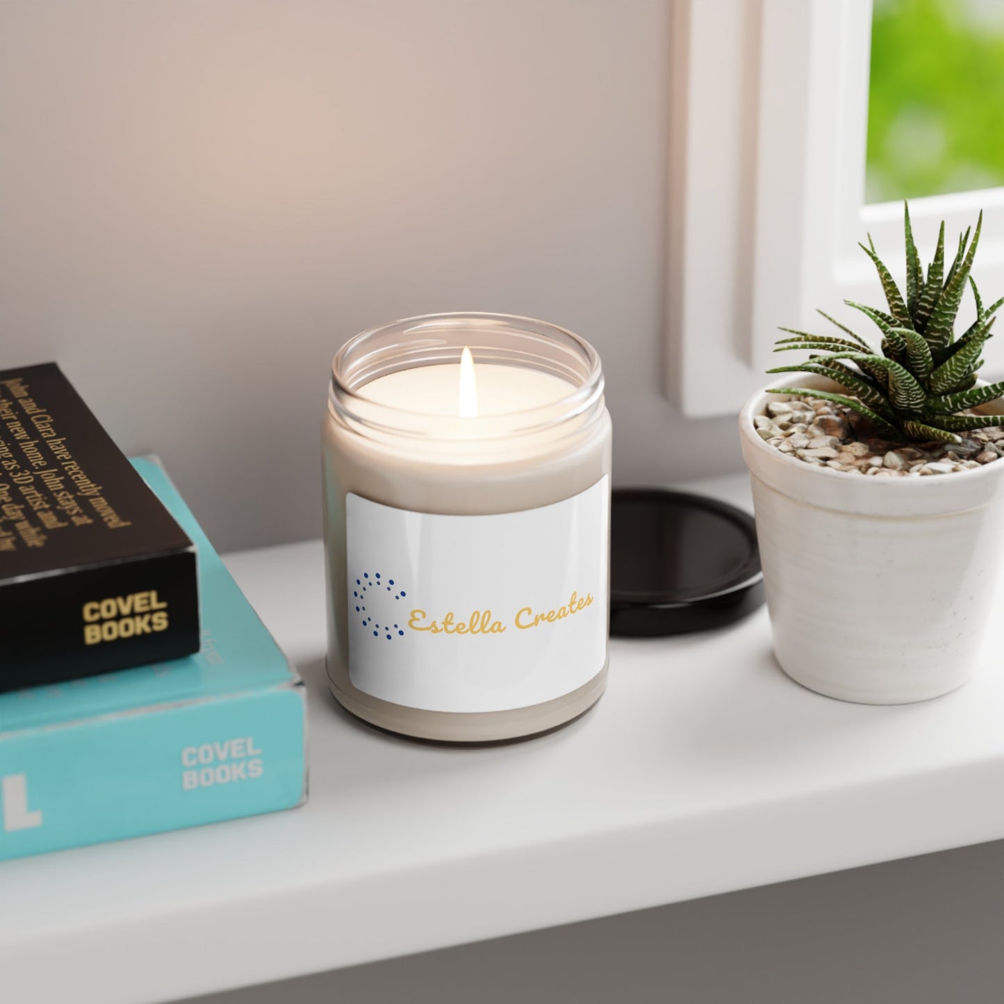 Scented Soy Candle, 9oz - Estella Creates