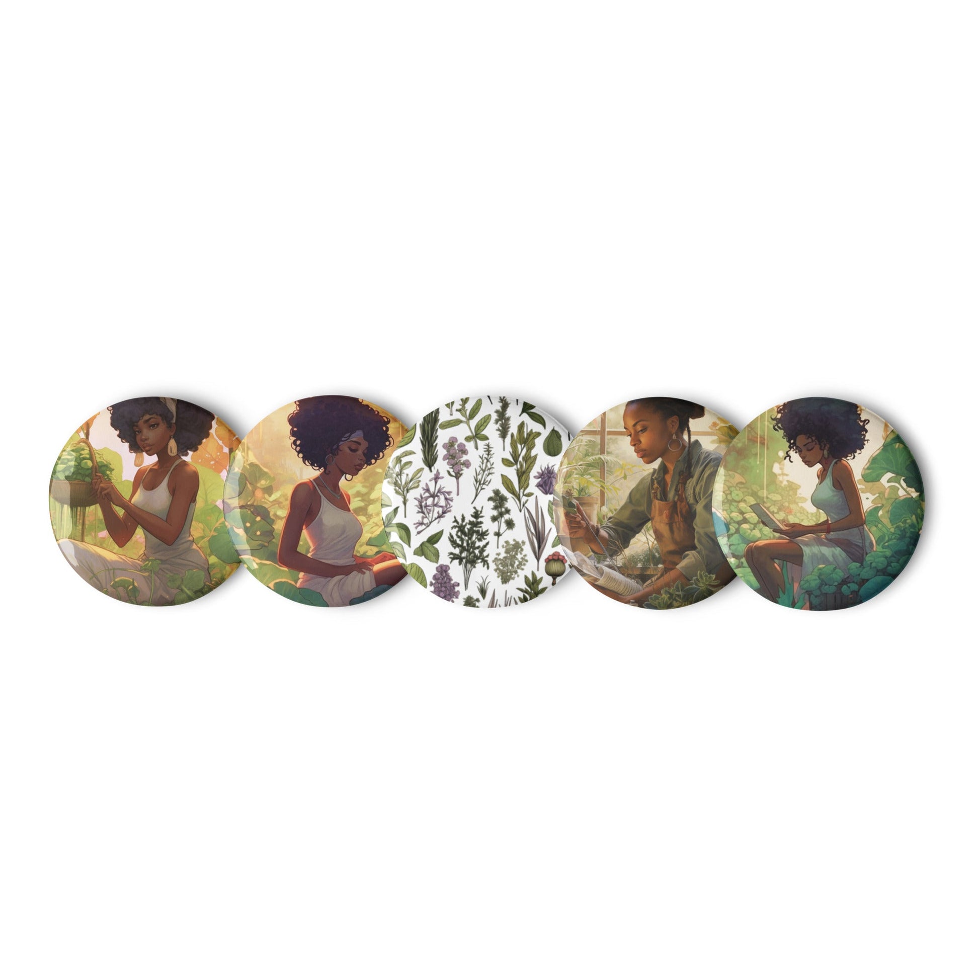 Set of pin buttons - Estella Creates