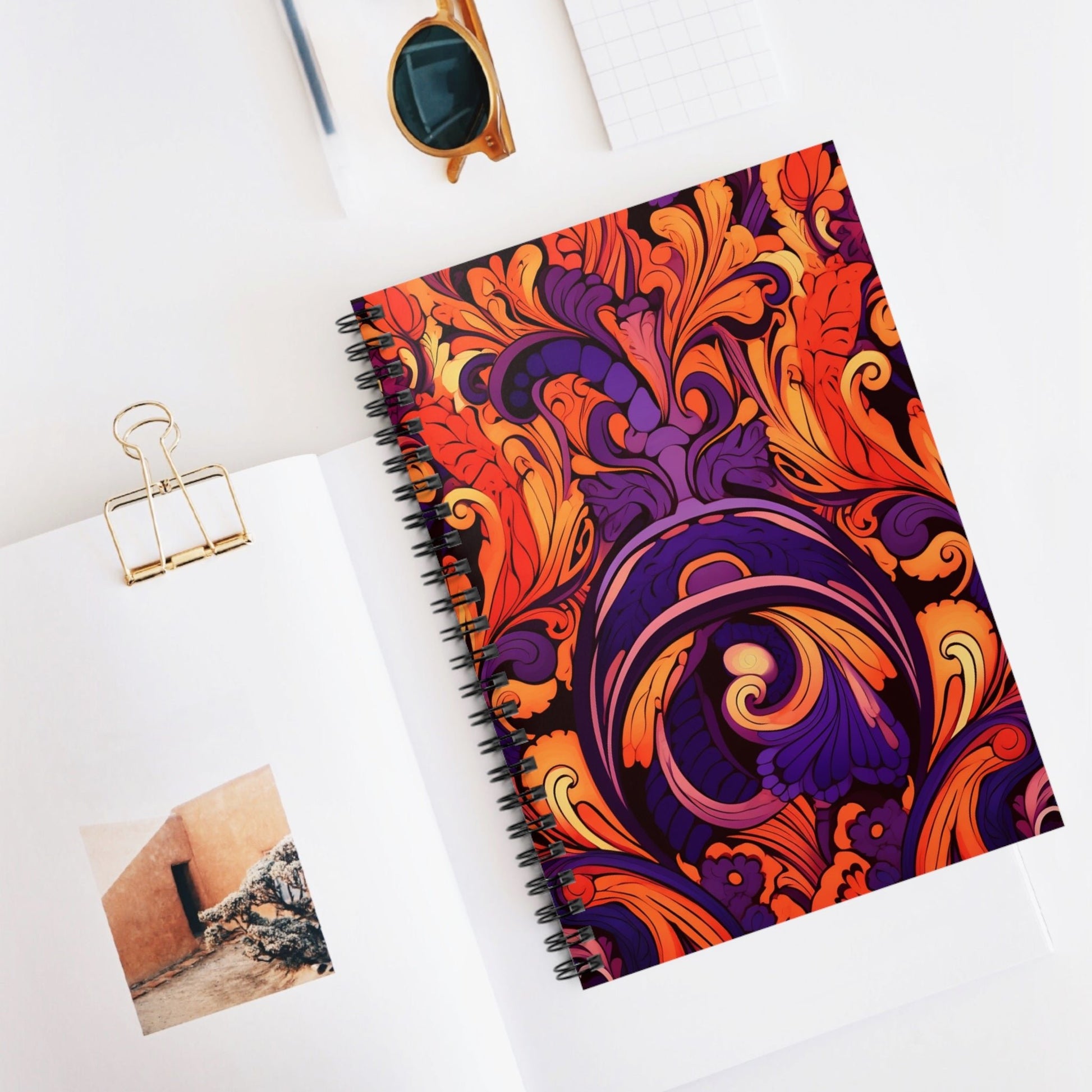 Spiral Notebook - Ruled Line - Estella Creates